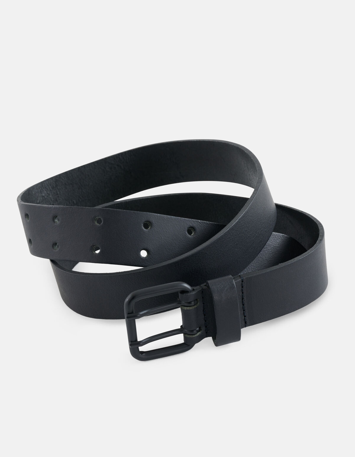 Dubbele Pin Riem Zwart ACCESSOIRES SHOEBY