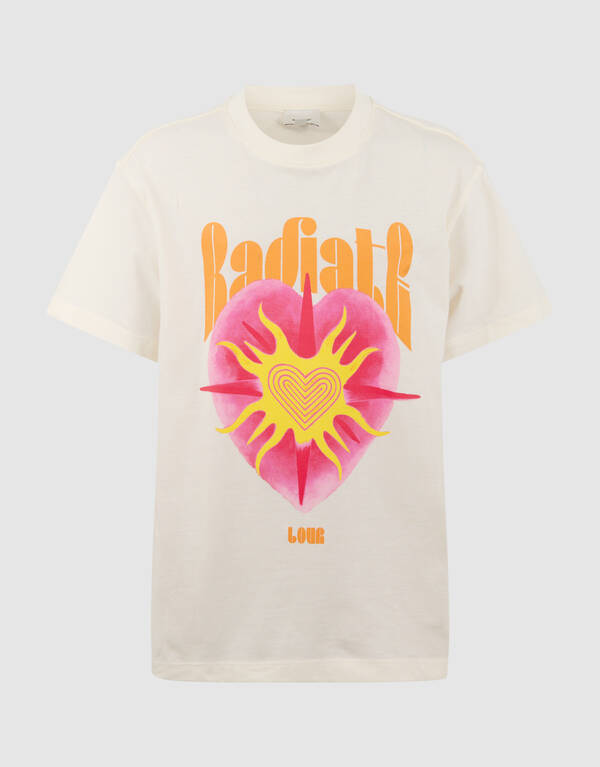 Radiate Artwork T-shirt Wit SHOEBY GIRLS