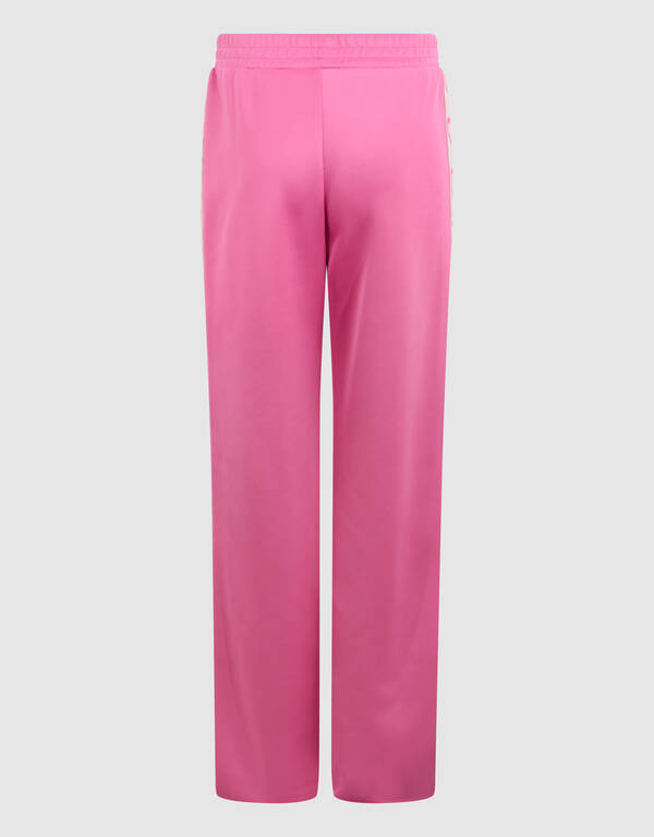 Sporty Heart Wide Leg Broek Roze SHOEBY GIRLS