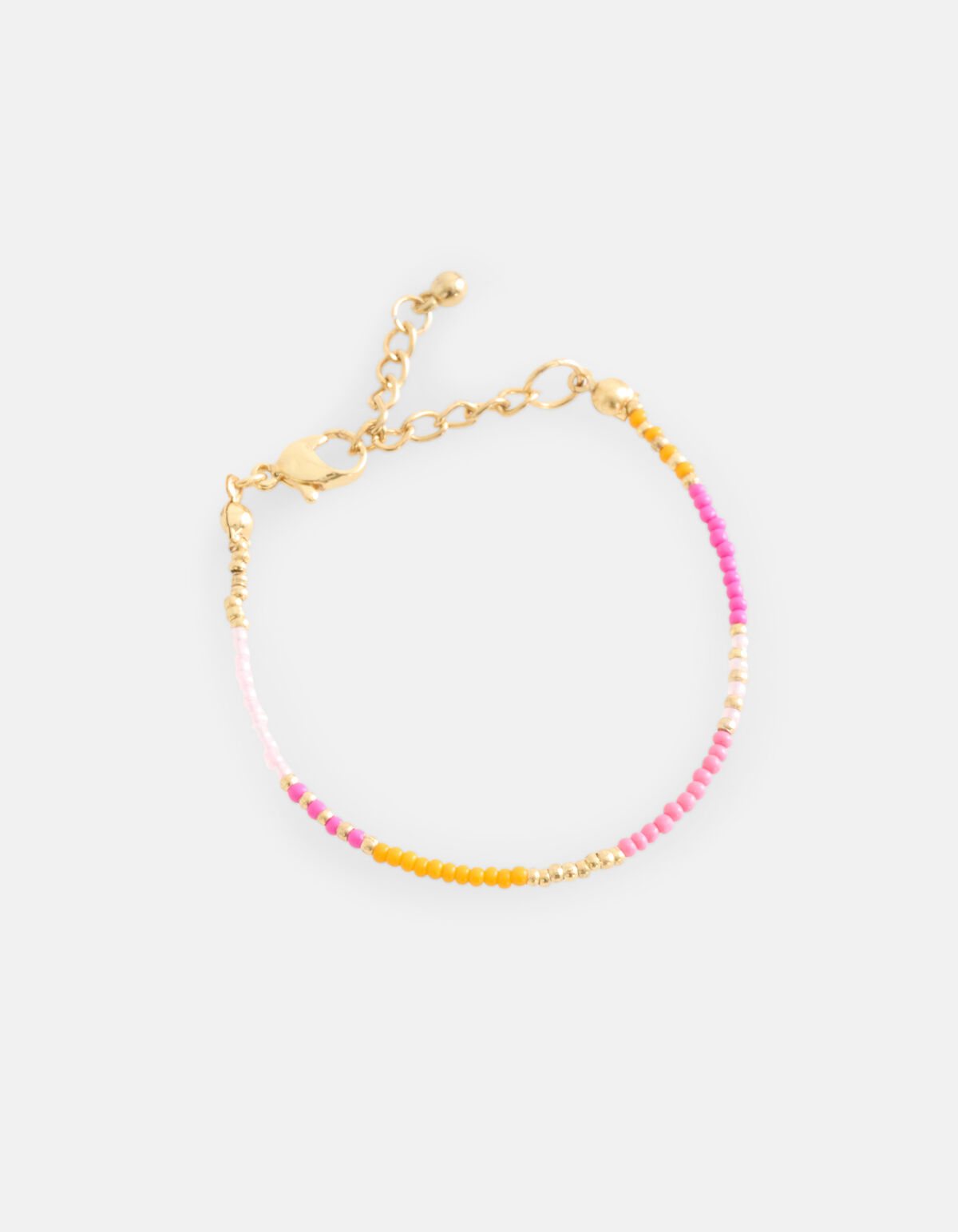 Kralen Armband Roze/Oranje SHOEBY ACCESSOIRES