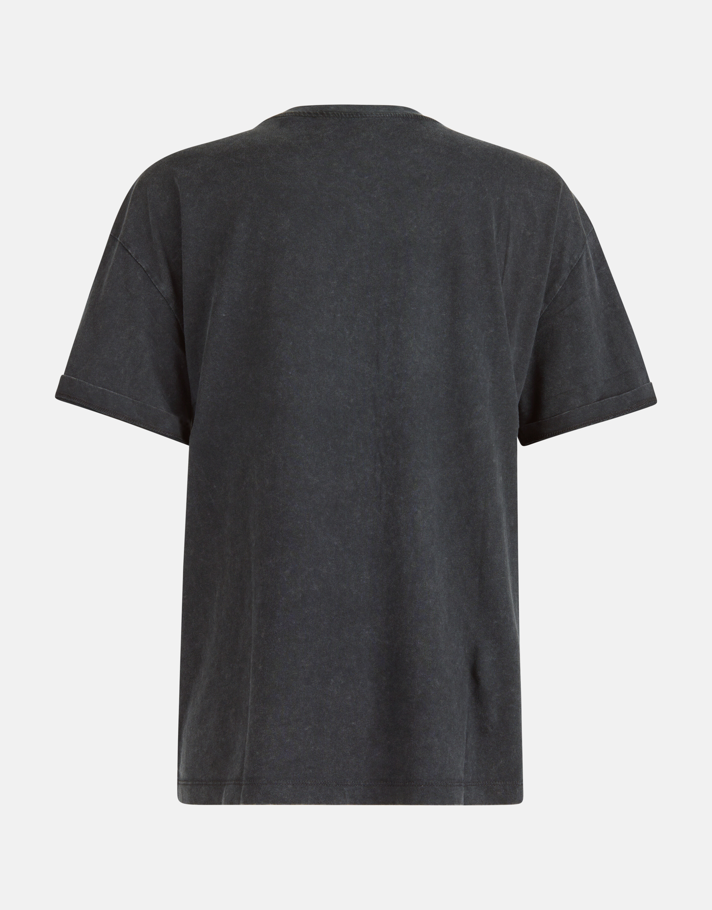 Print Washed T-shirt Donkergrijs SHOEBY WOMEN