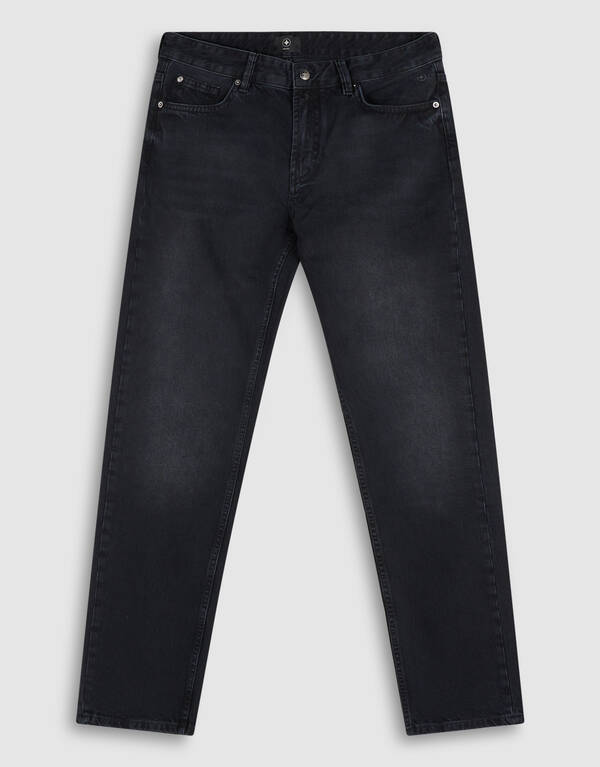 Modern Straight Fit Jeans Zwart L32 SHOEBY MEN