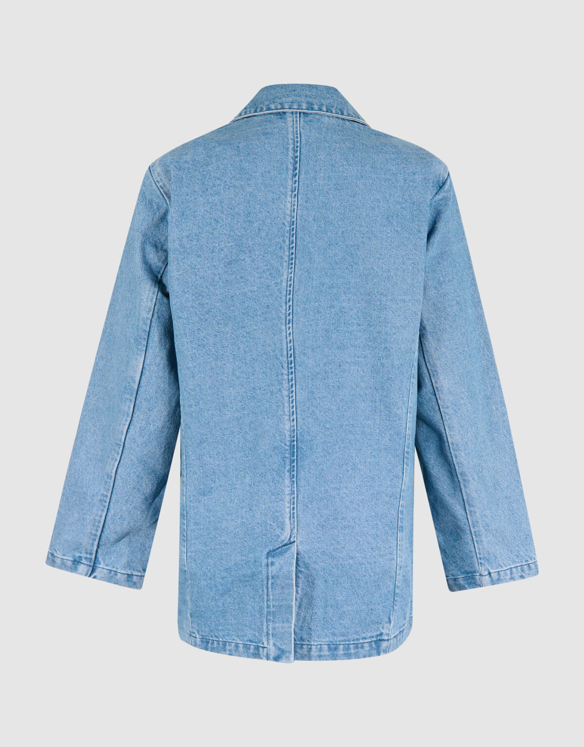 Oversized Denim Blazer Mediumstone SHOEBY WOMEN
