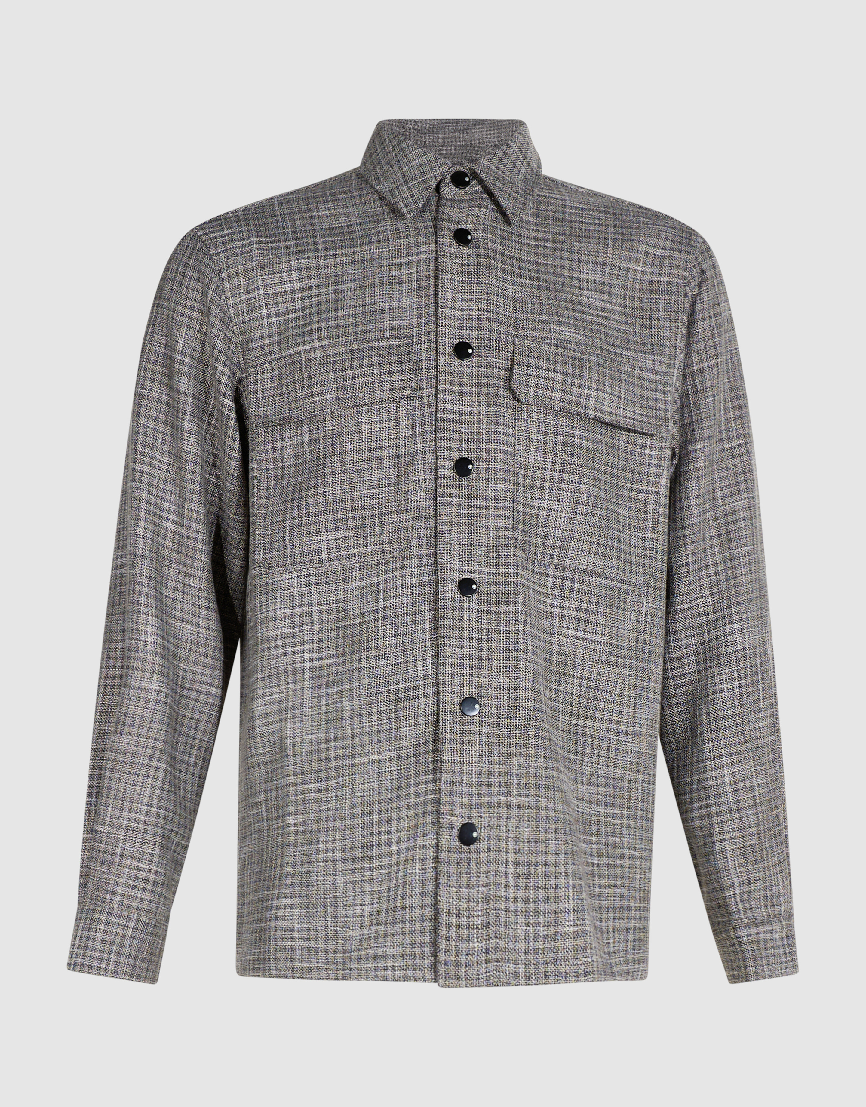 Geruit Overshirt Grijs SHOEBY MEN