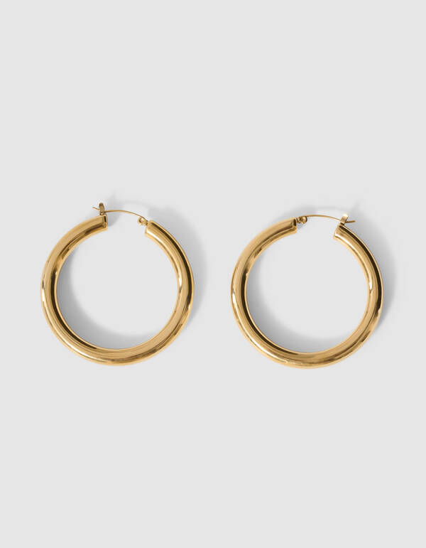Basic Hoop Oorbellen Goud SHOEBY ACCESSOIRES