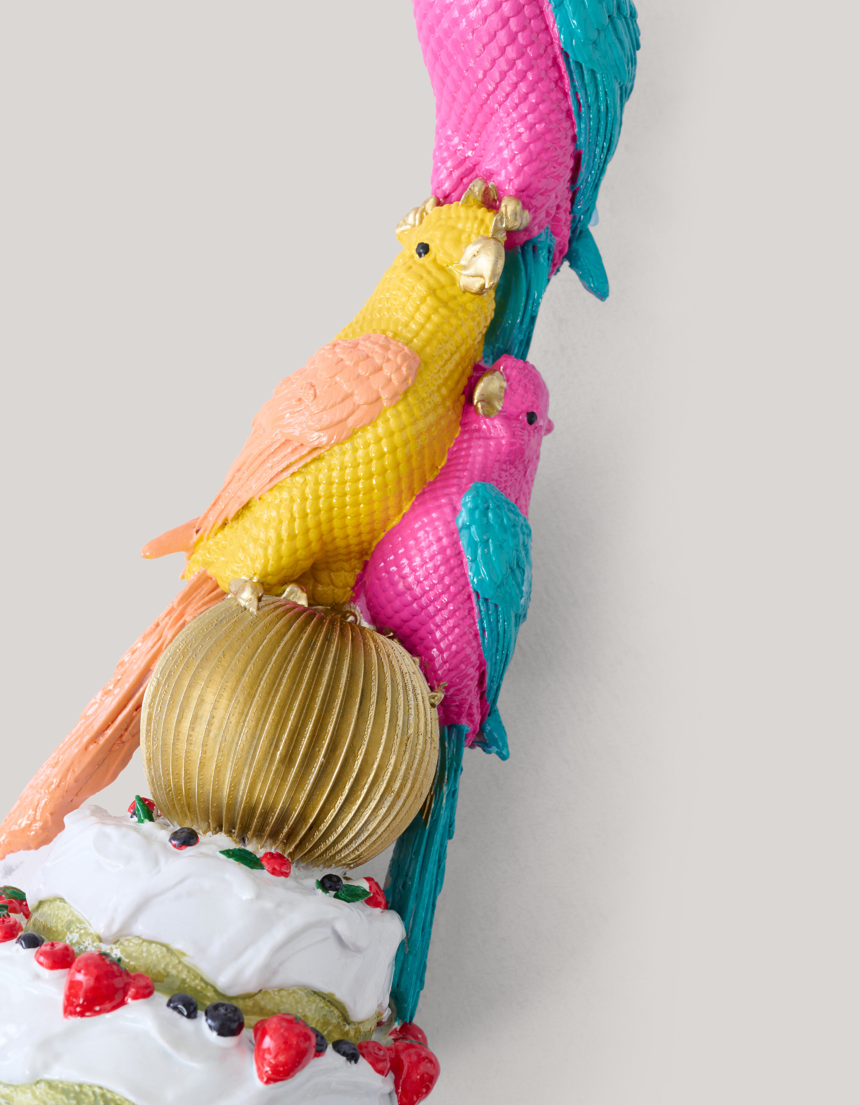 Vogel Kandelaar Blauw By Fred SHOEBY ACCESSOIRES