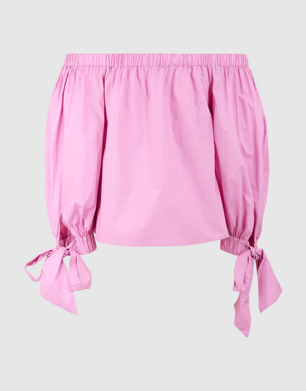 Off Shoulder Blouse Roze SHOEBY WOMEN