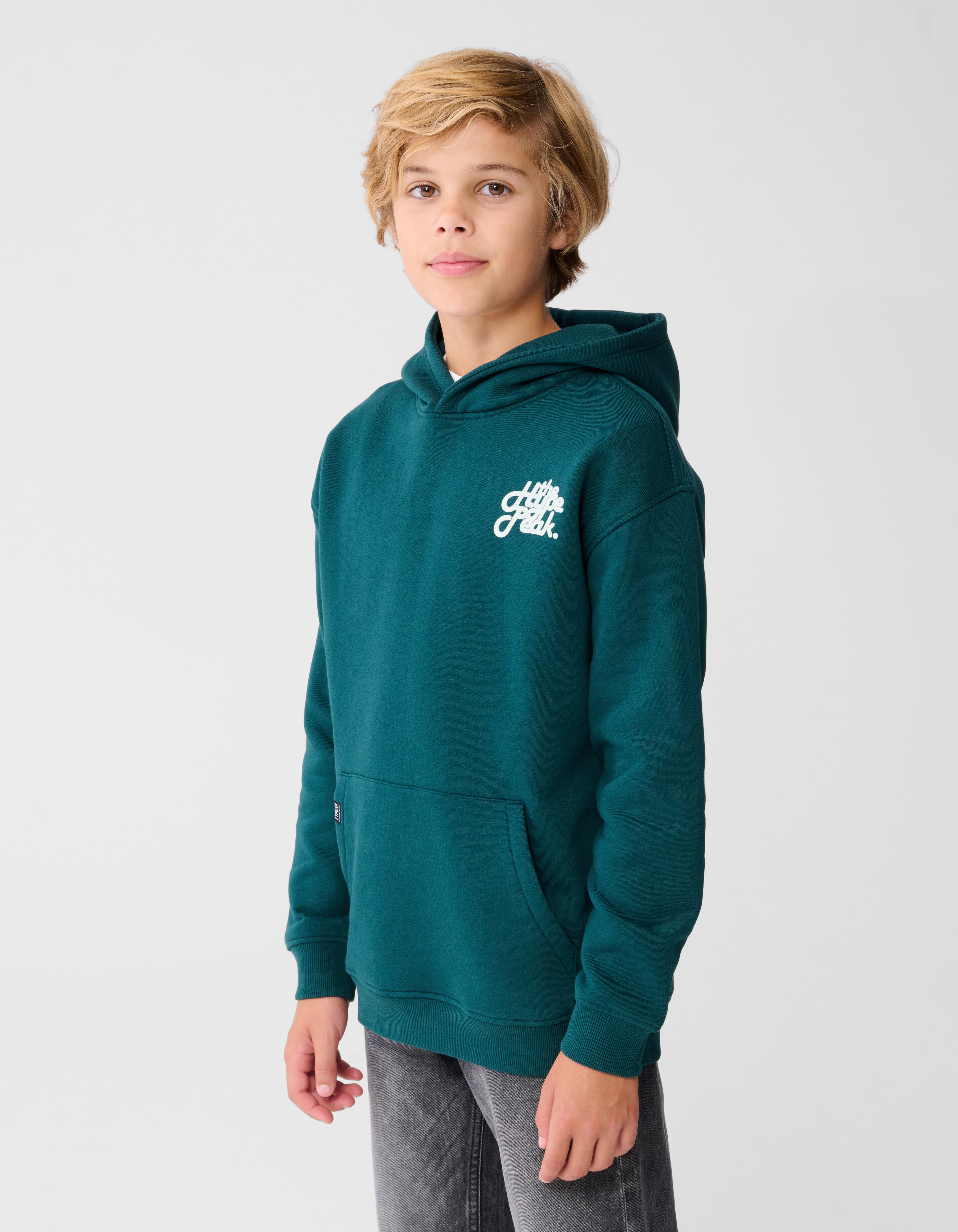 Hype Artwork Hoodie Donkergroen SHOEBY BOYS