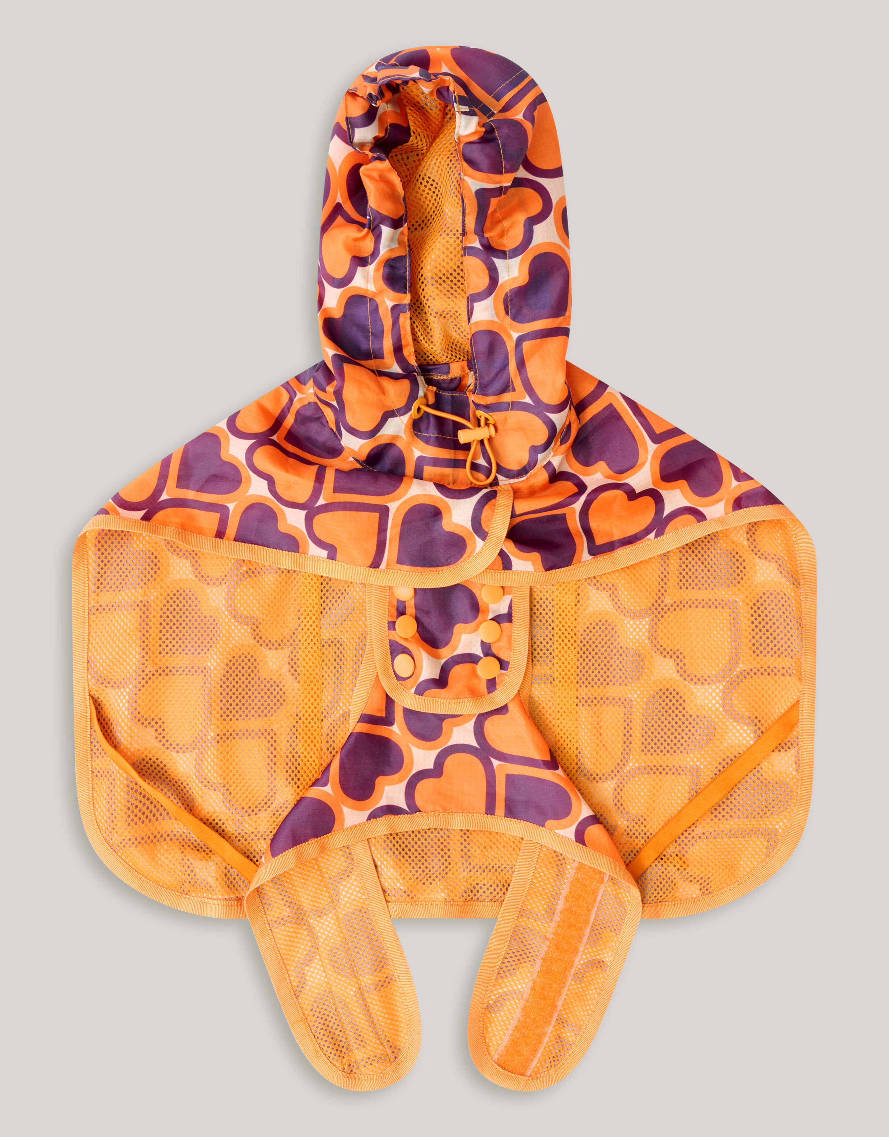 Printed Honden Regenjas Oranje SHOEBY ACCESSOIRES