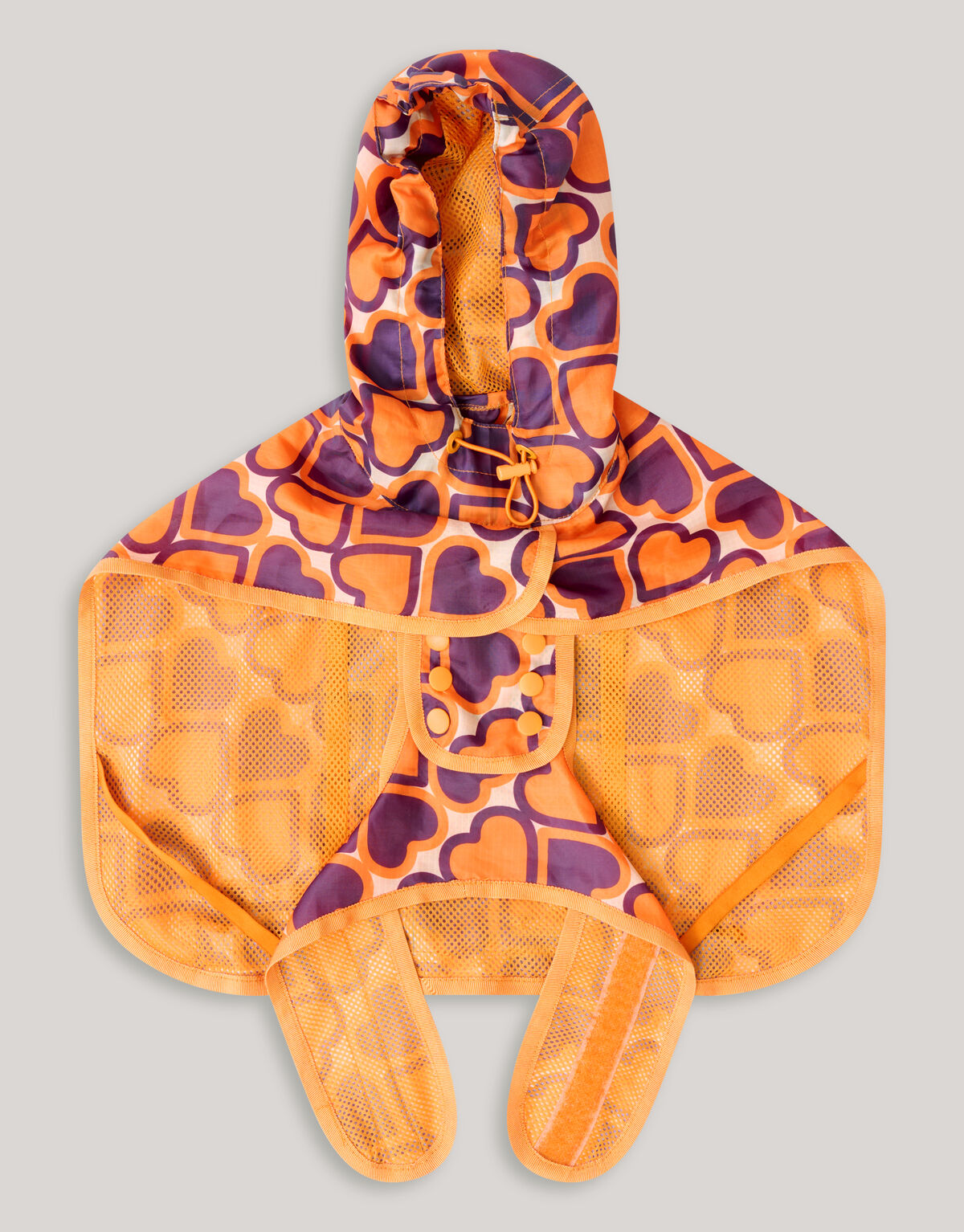 Printed Honden Regenjas Oranje SHOEBY ACCESSOIRES