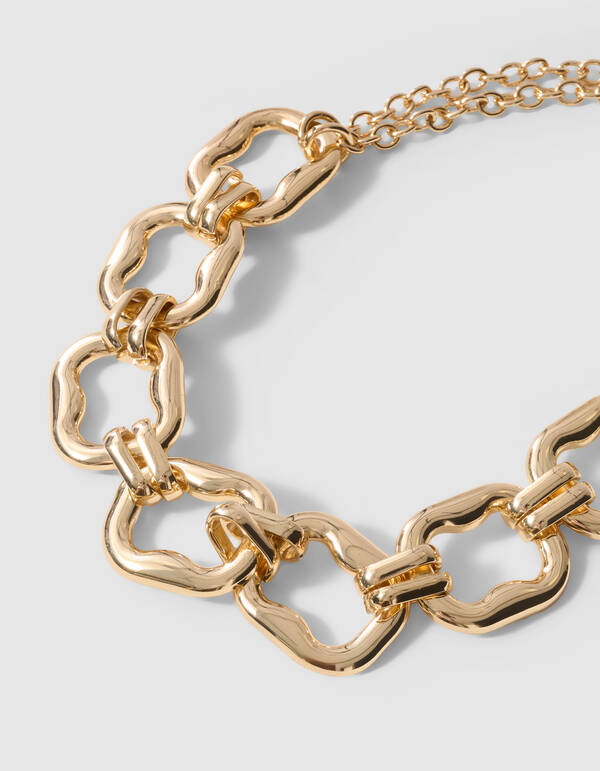 Square Ketting Goud SHOEBY ACCESSOIRES