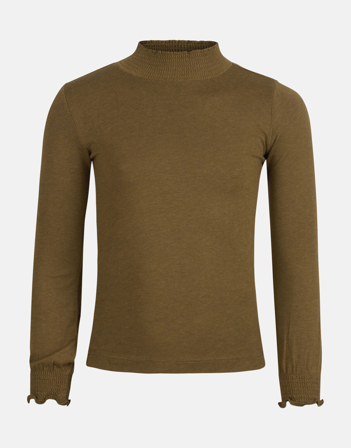 Katoenen Top Donkergroen SHOEBY GIRLS