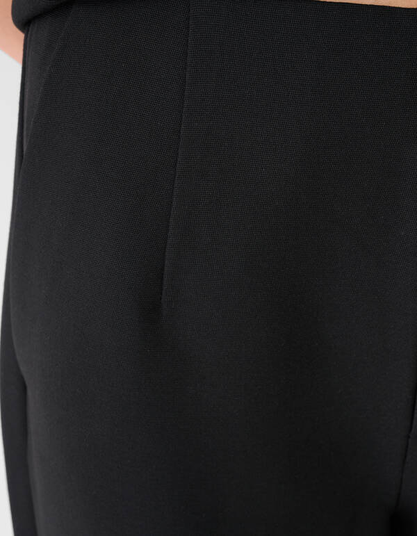 Wide Leg Broek Zwart SHOEBY WOMEN