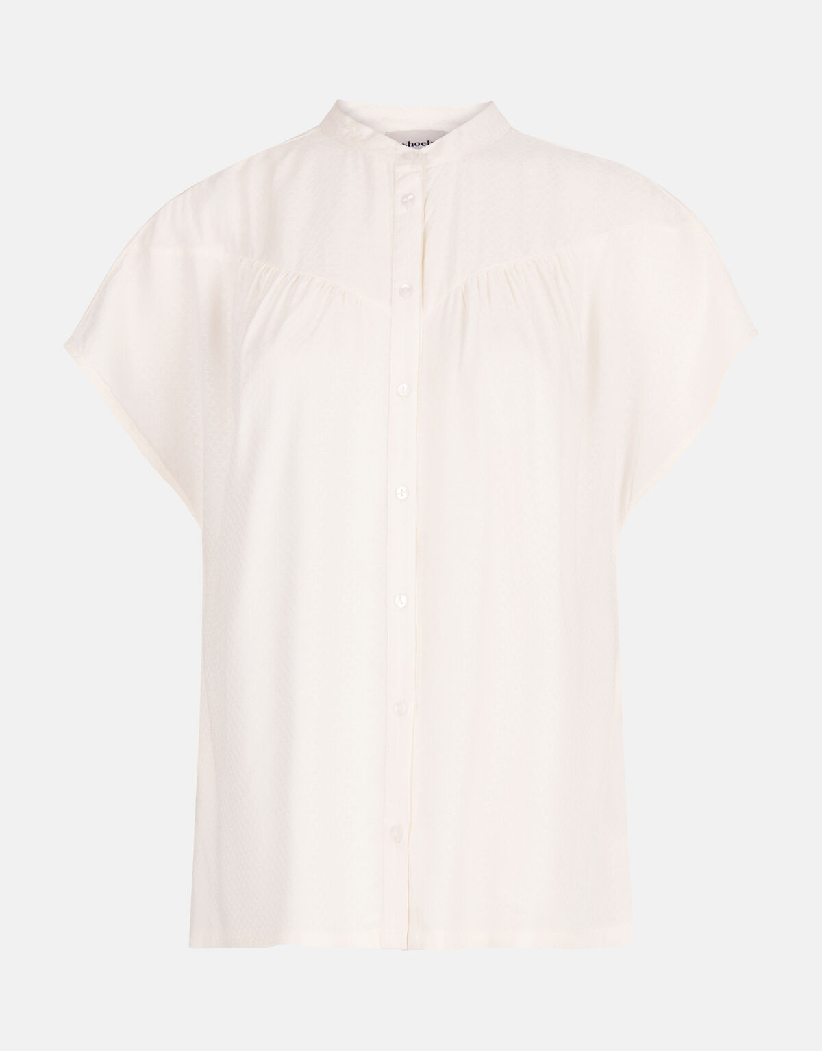 Relaxed Fit Top Gebroken Wit SHOEBY WOMEN