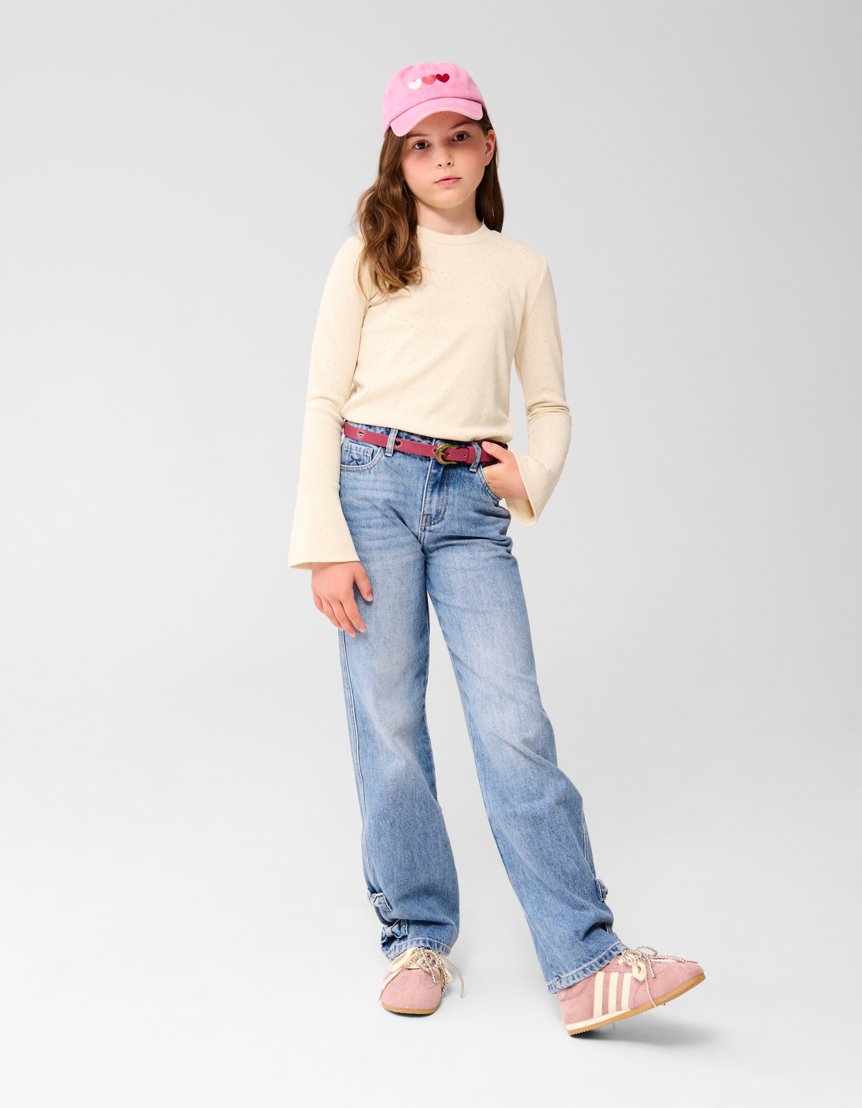 Strik straight Fit Jeans Blauw SHOEBY GIRLS