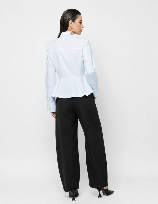 Peplum Blouse Wit SHOEBY WOMEN