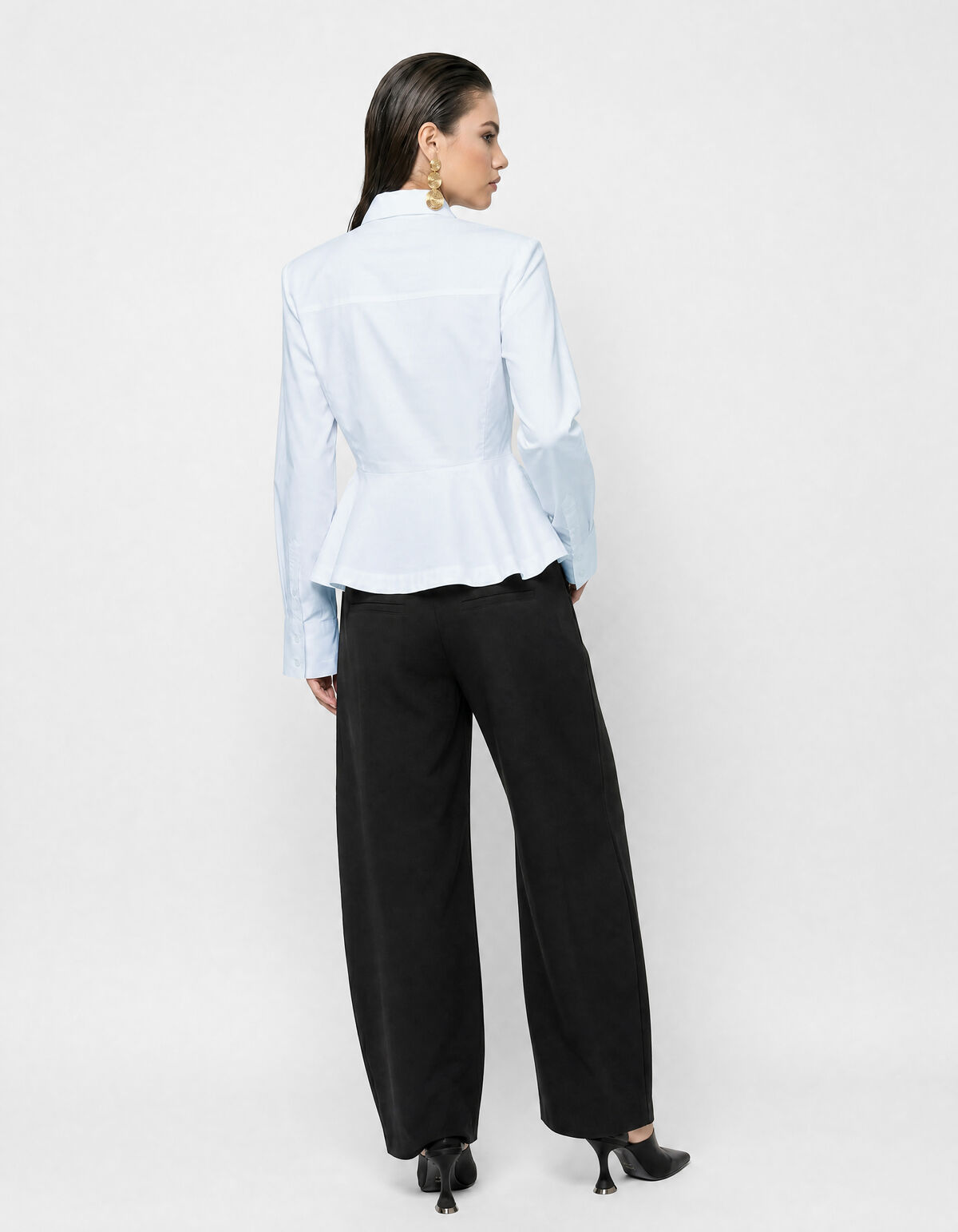 Peplum Blouse Wit SHOEBY WOMEN