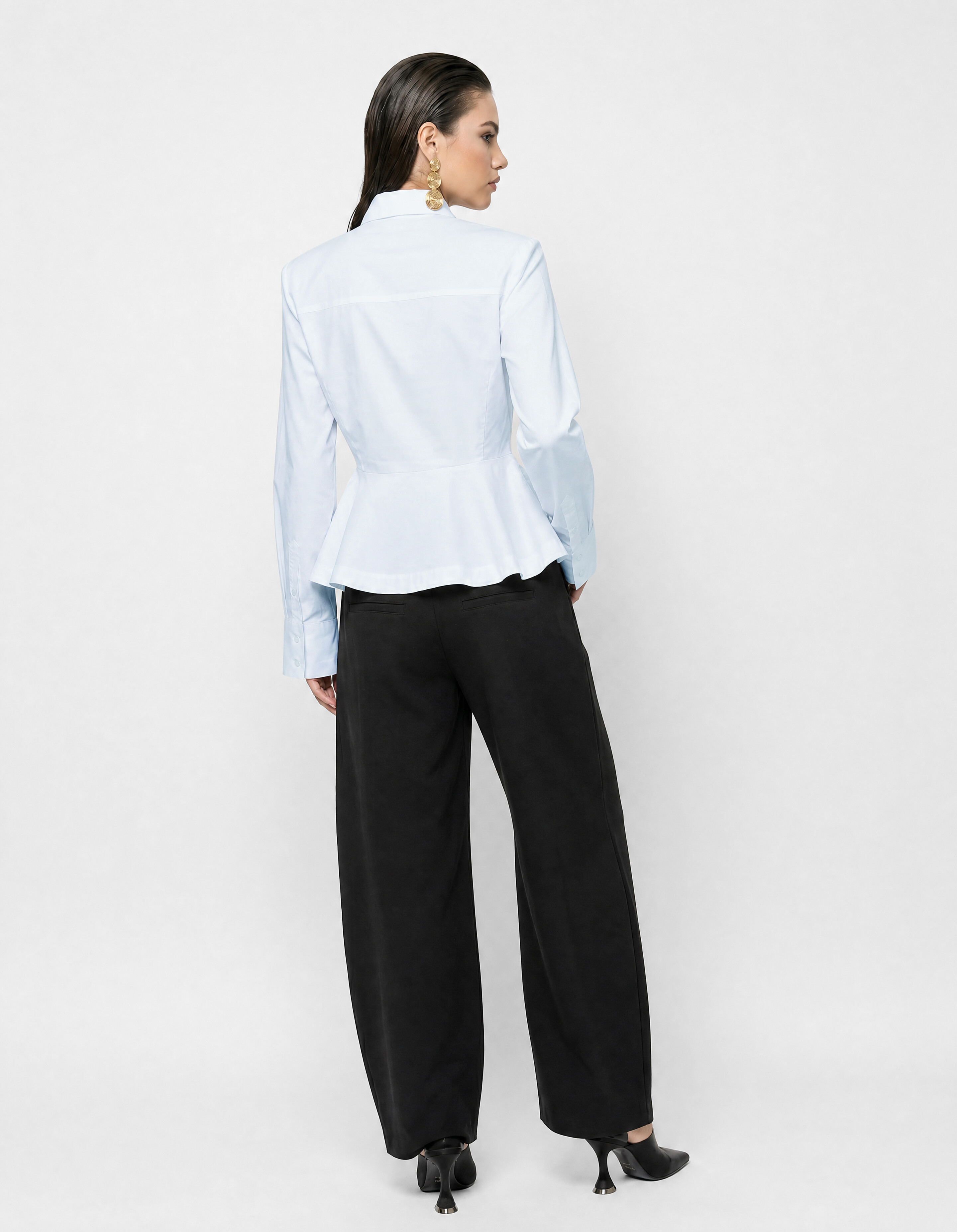Peplum Blouse Wit SHOEBY WOMEN