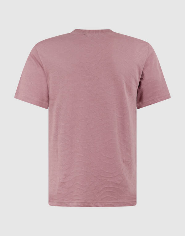 Jacquard T-shirt Roze SHOEBY MEN