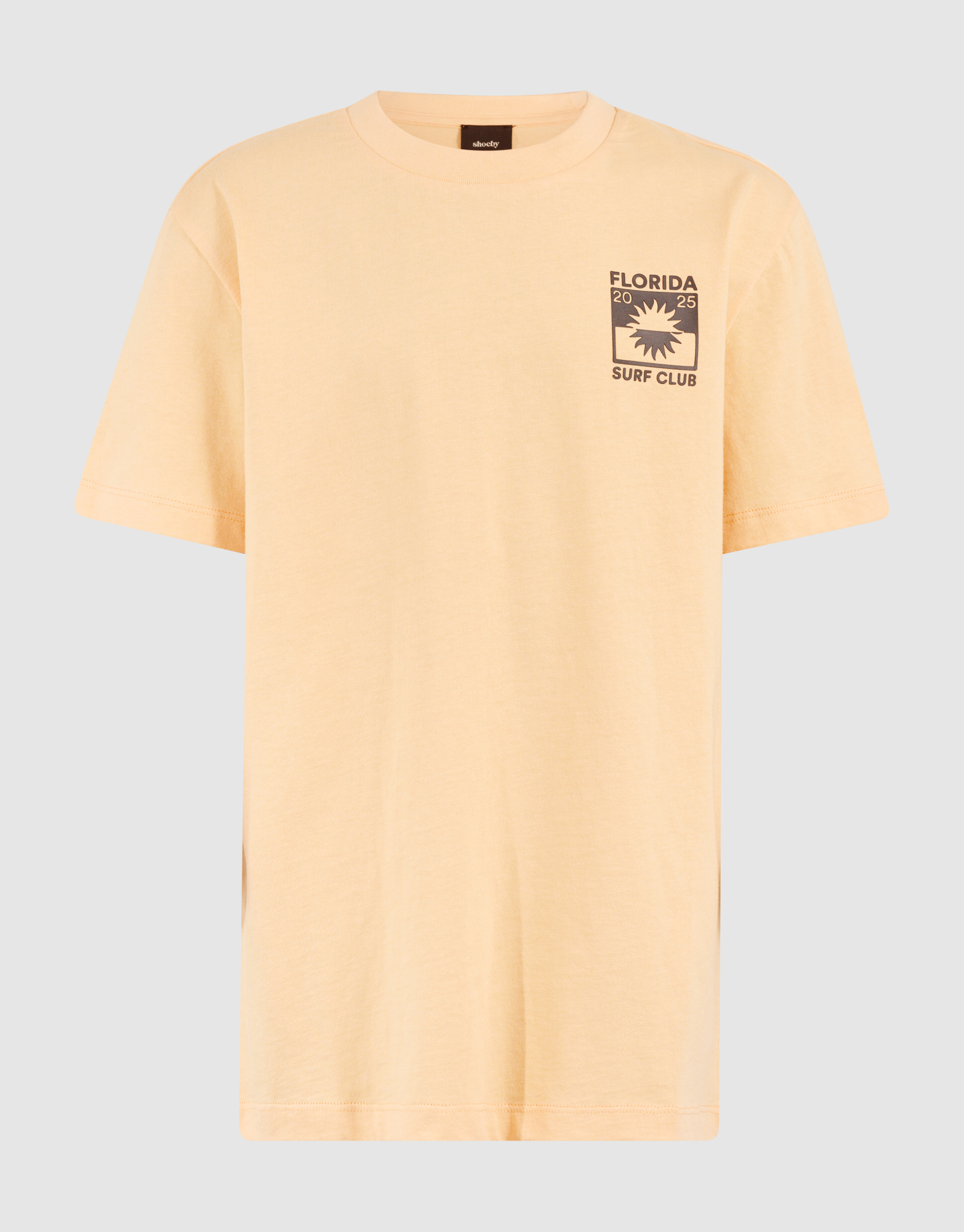 Surf Club Artwork T-shirt Lichtoranje SHOEBY BOYS