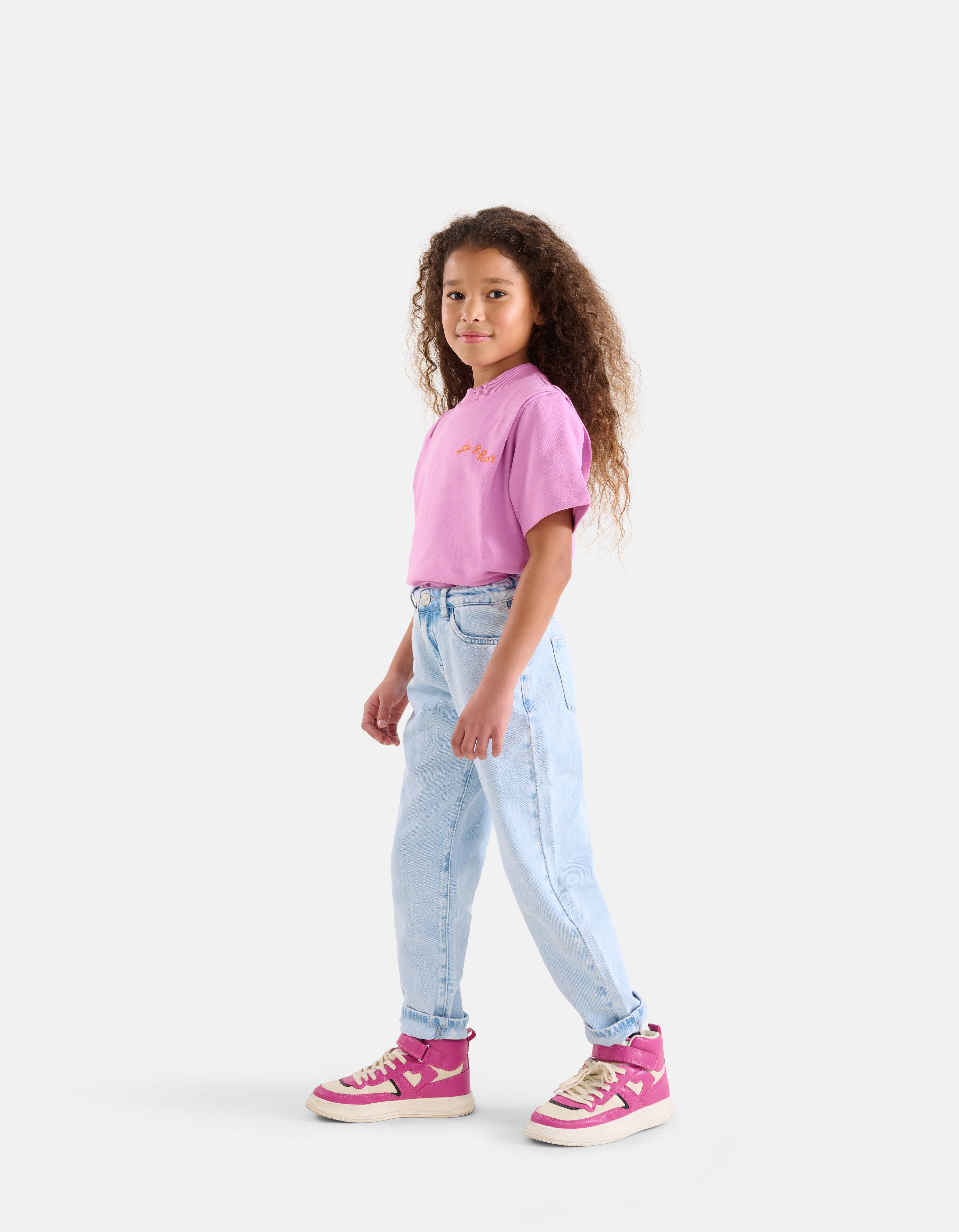 Bold Sweat T-shirt Roze SHOEBY GIRLS