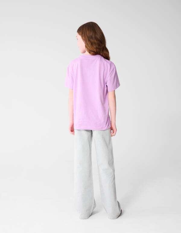 Fresh Goods Artwork T-shirt Paars SHOEBY GIRLS