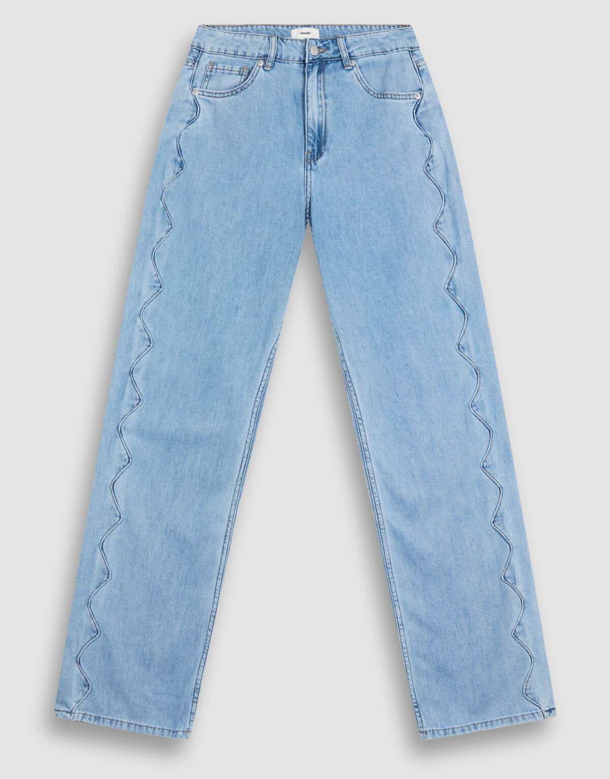 Wave Straight Fit Jeans Mediumstone SHOEBY WOMEN