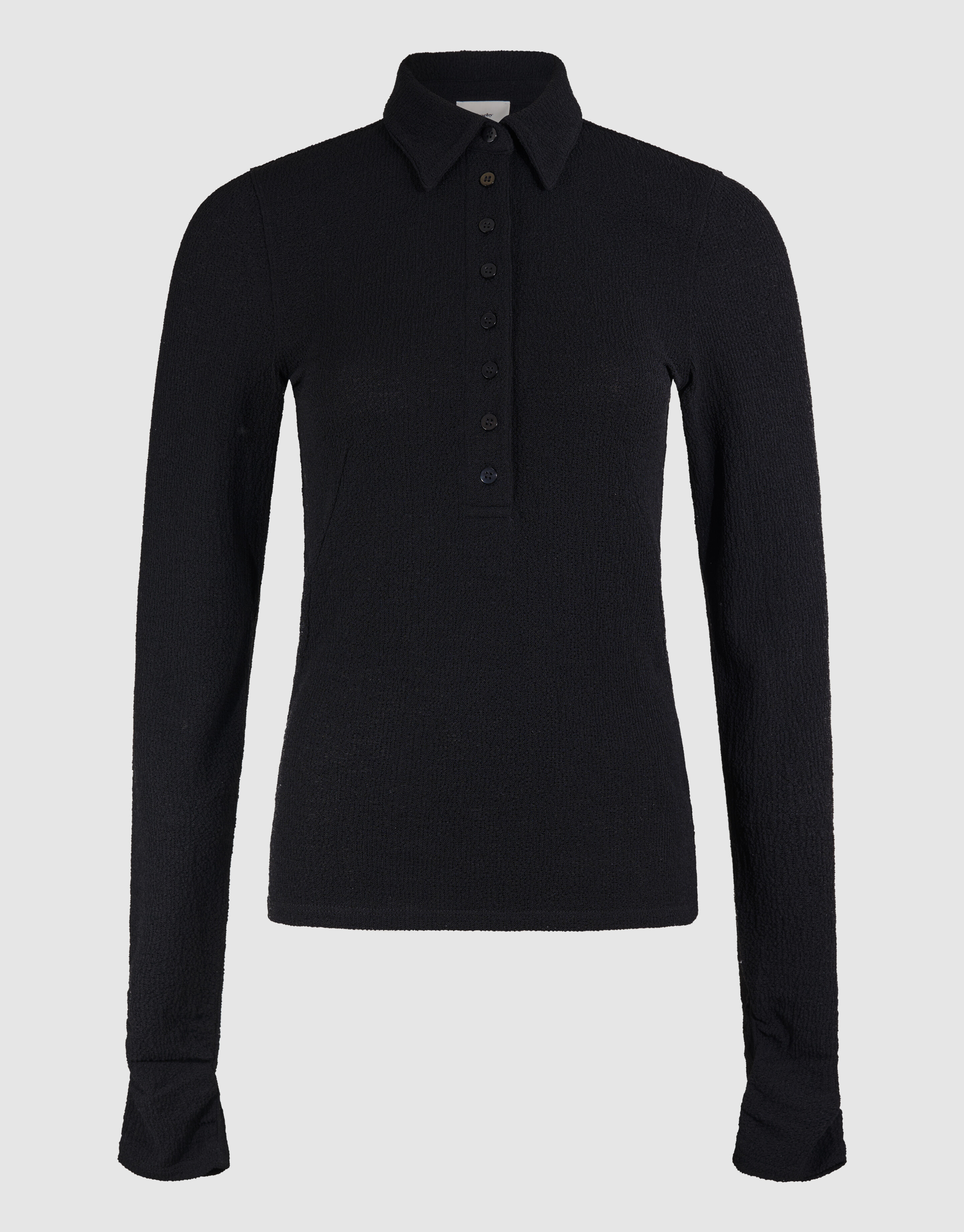 Flower Polo Top Zwart SHOEBY WOMEN