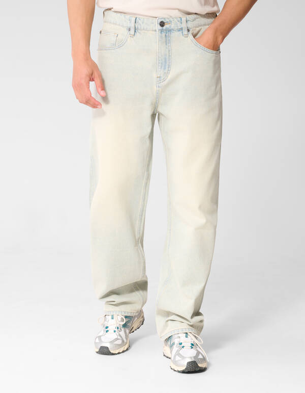 Baggy Fit Jeans Bleached L32 SHOEBY MEN