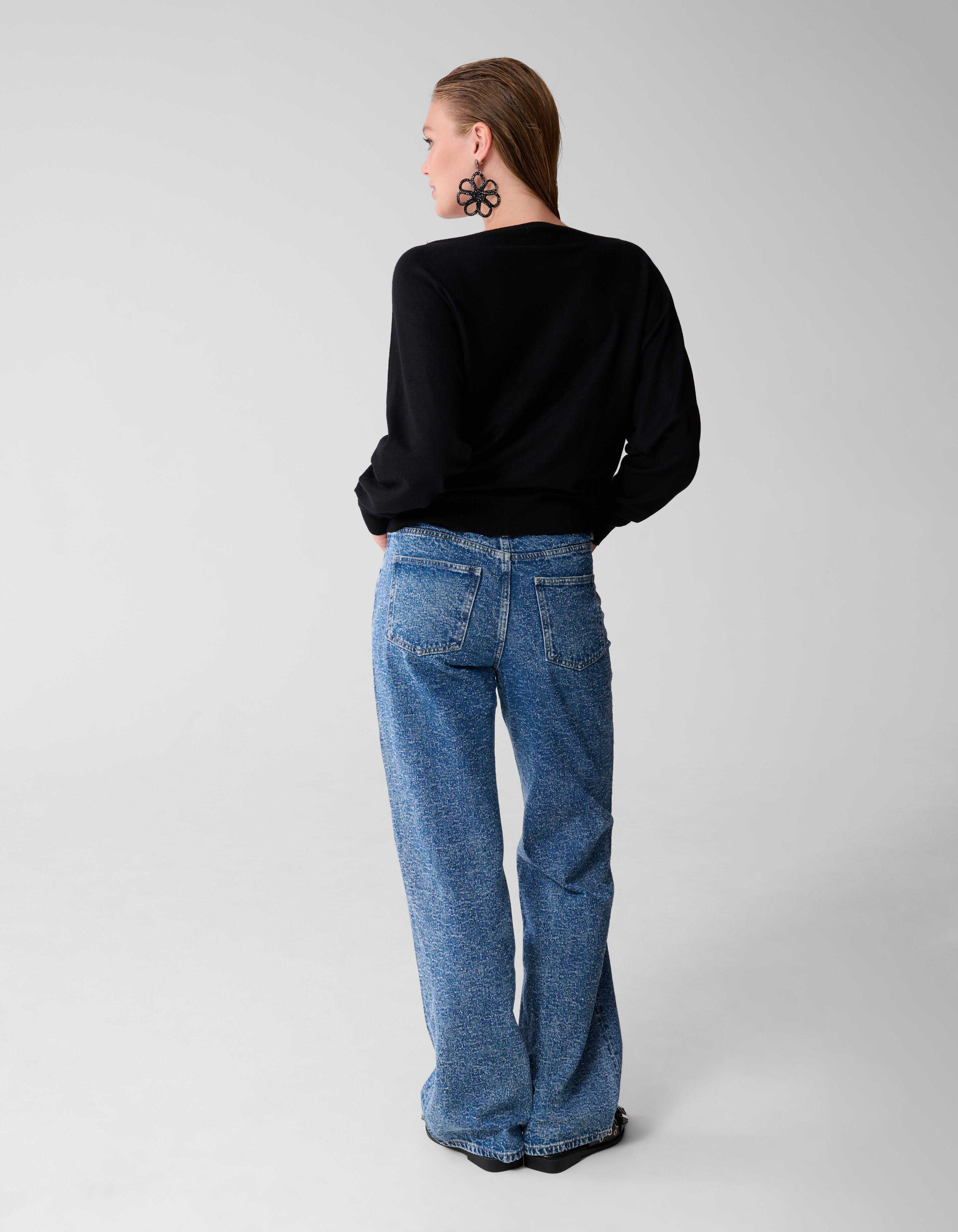 Vleermuis Trui Zwart SHOEBY WOMEN