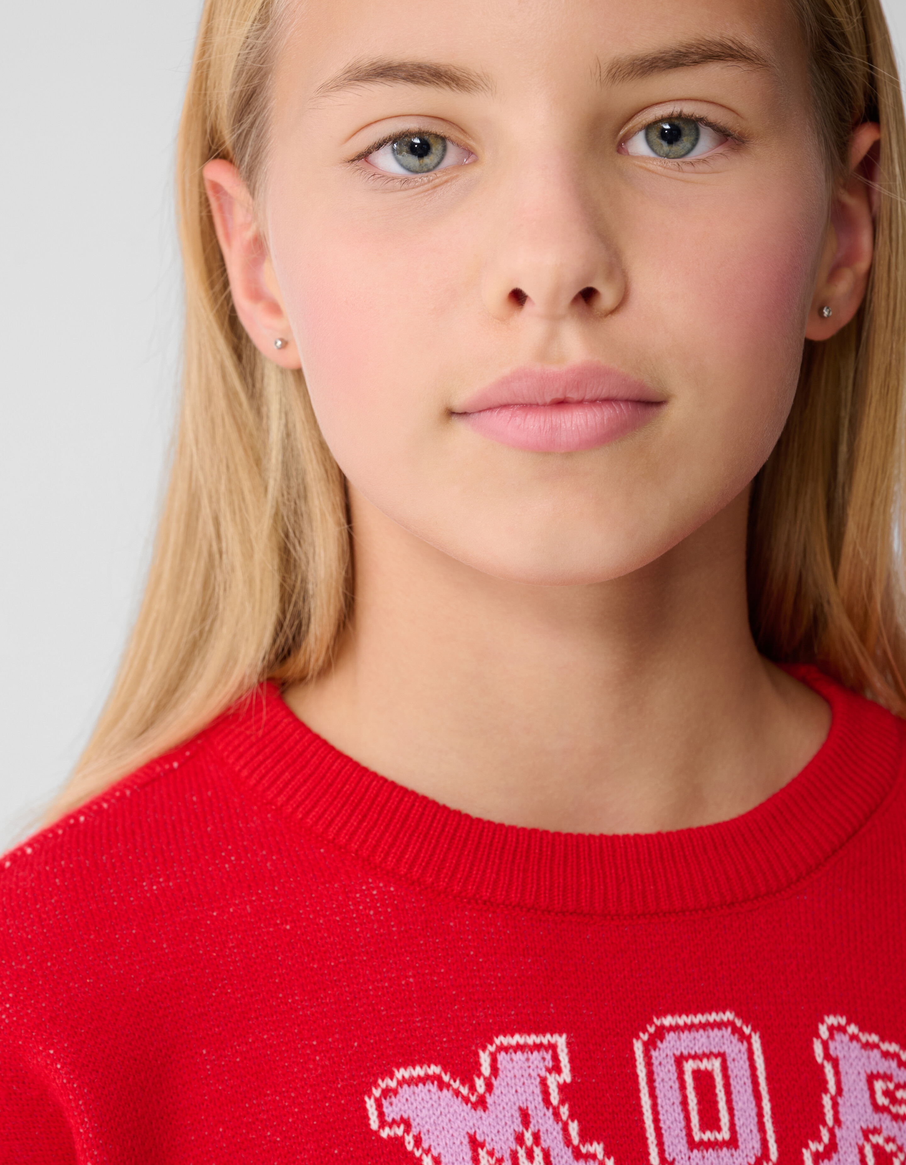 Strik Amore Knit Trui Rood SHOEBY GIRLS