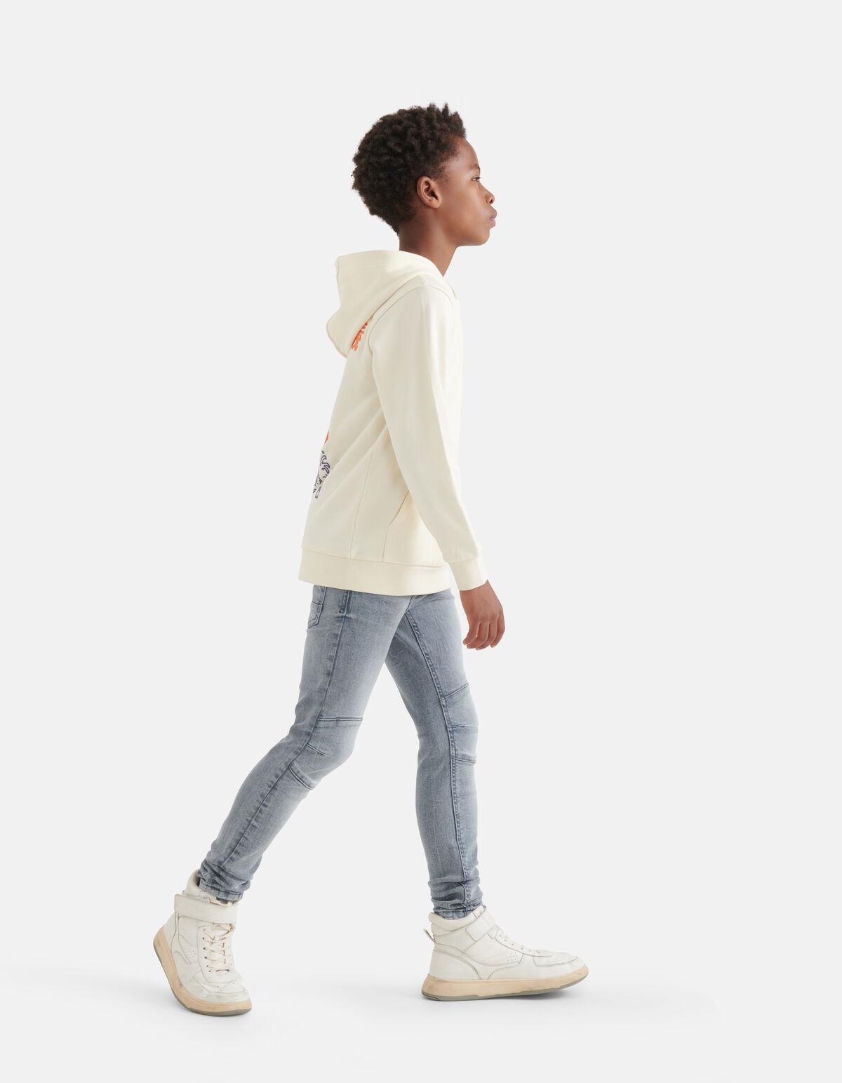 Artwork Hoodie Gebroken Wit SHOEBY BOYS