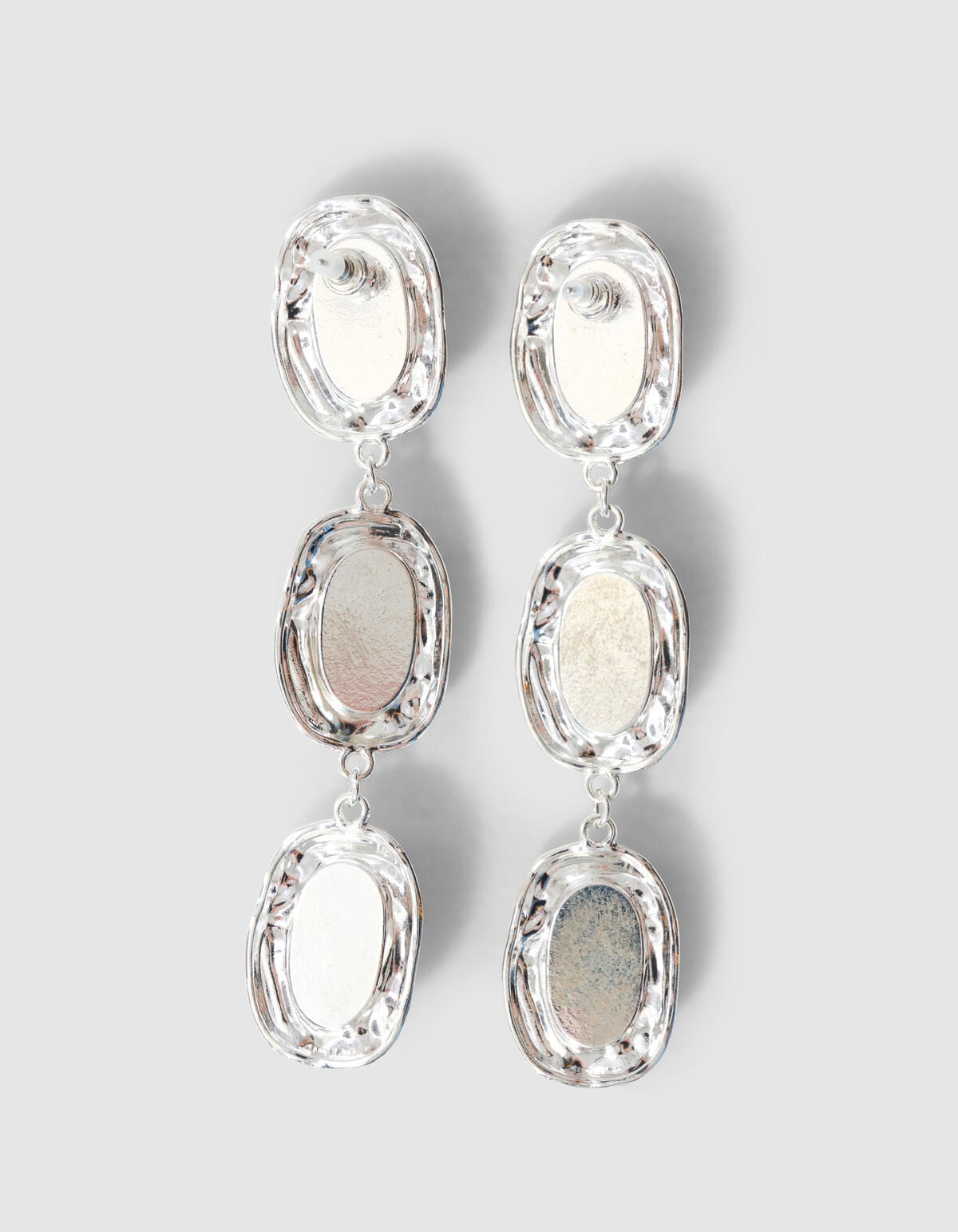 Triple Stone Oorbellen Zilver SHOEBY ACCESSOIRES