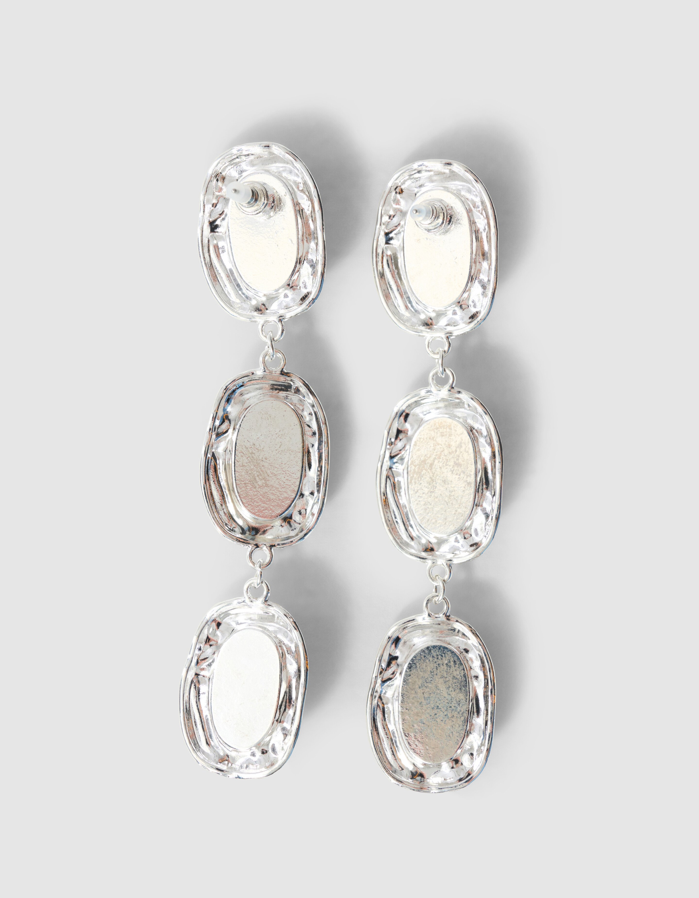 Triple Stone Oorbellen Zilver SHOEBY ACCESSOIRES