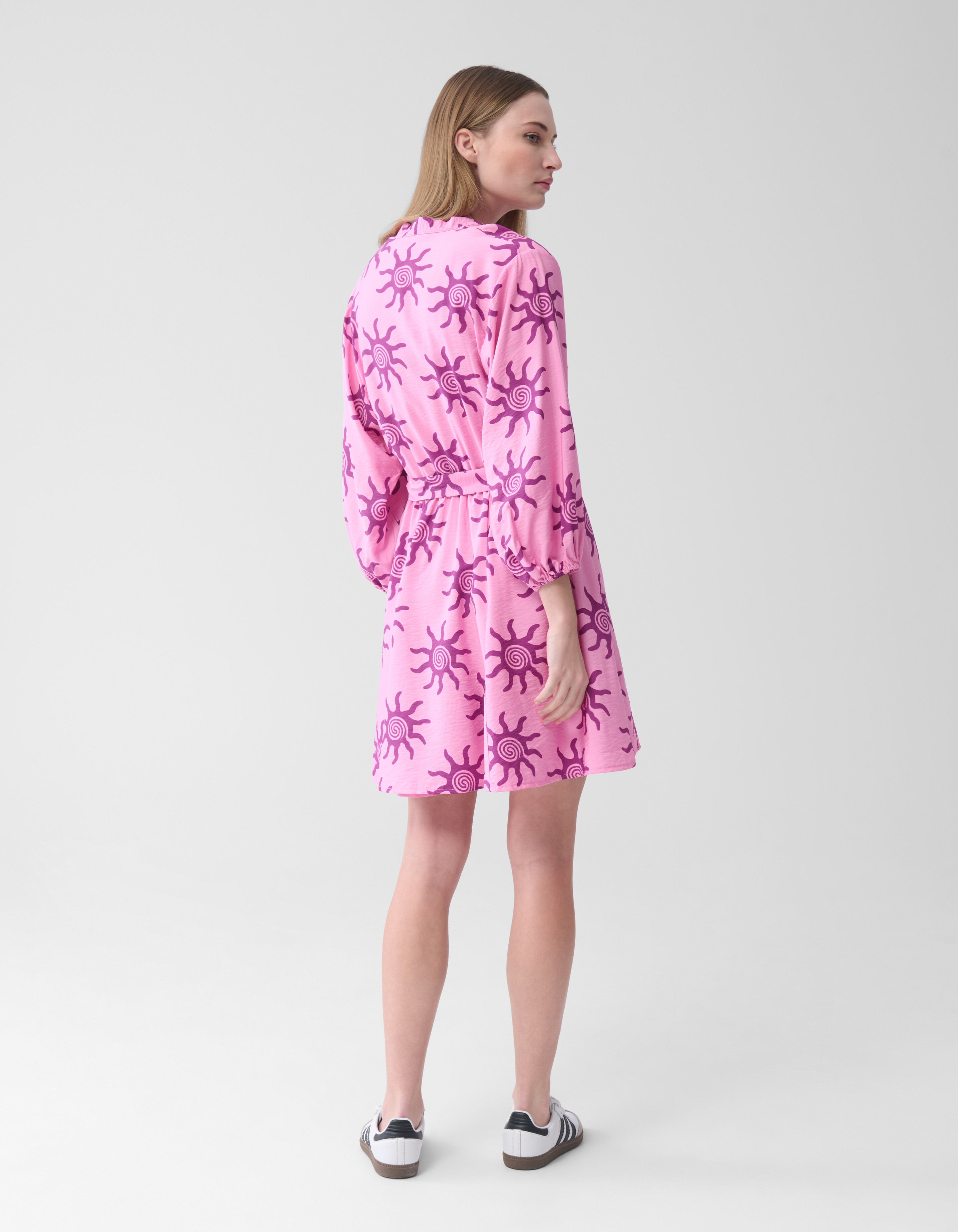 Printed Mini Jurk Lichtroze SHOEBY WOMEN
