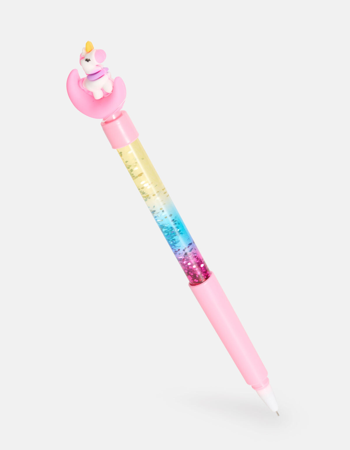 Glitter Unicorn Pen Roze SHOEBY ACCESSOIRES