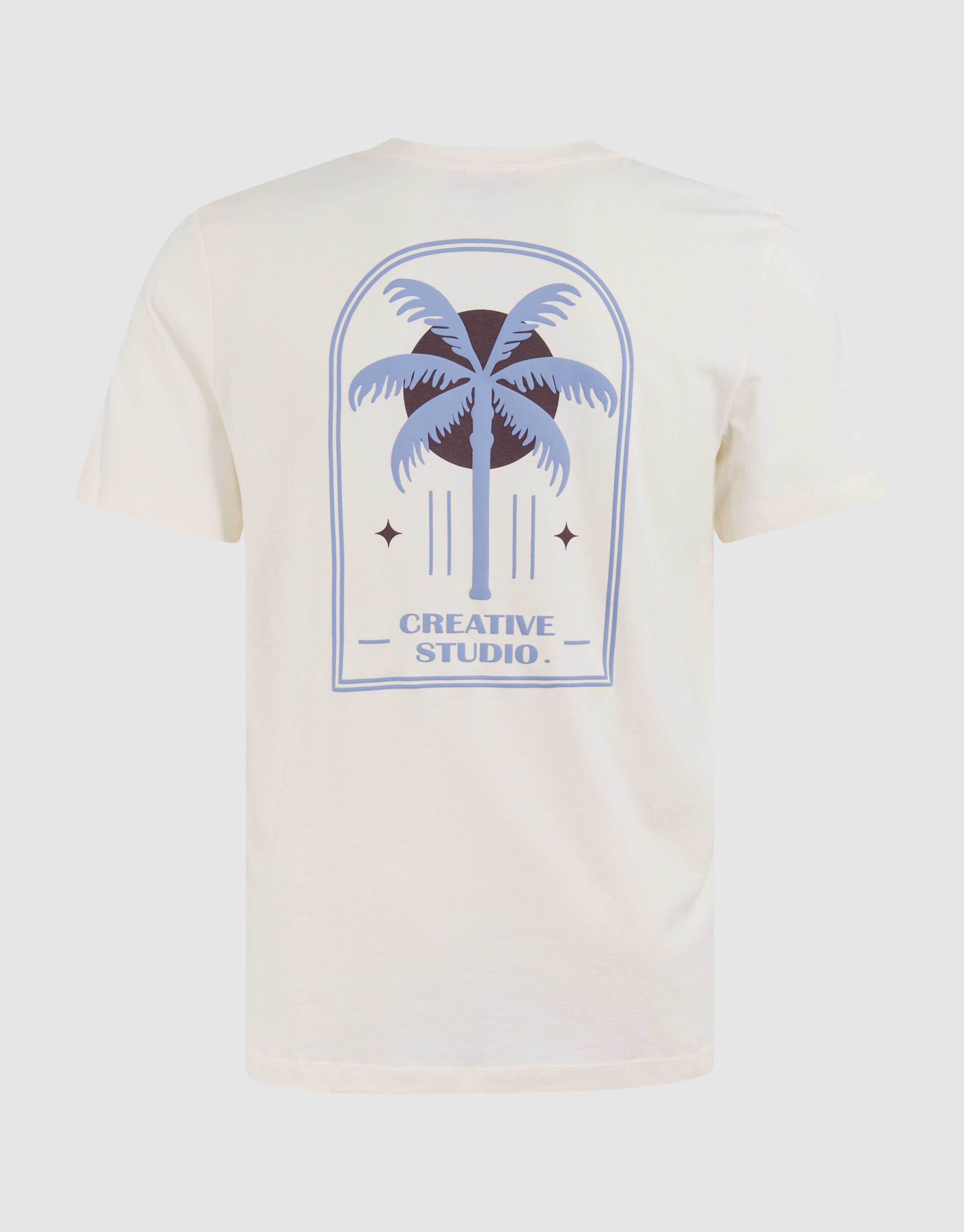 Urban Artwork T-shirt Gebroken Wit SHOEBY MEN