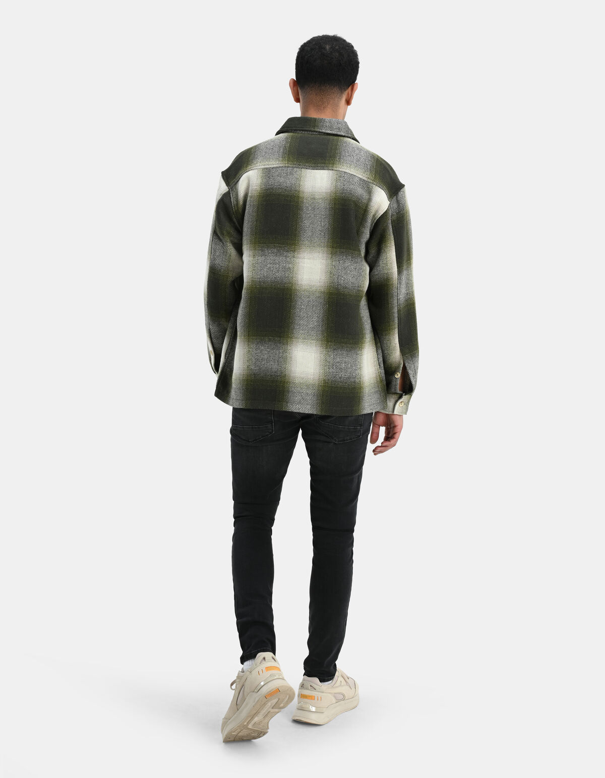 Ruiten Overshirt Groen SHOEBY MEN