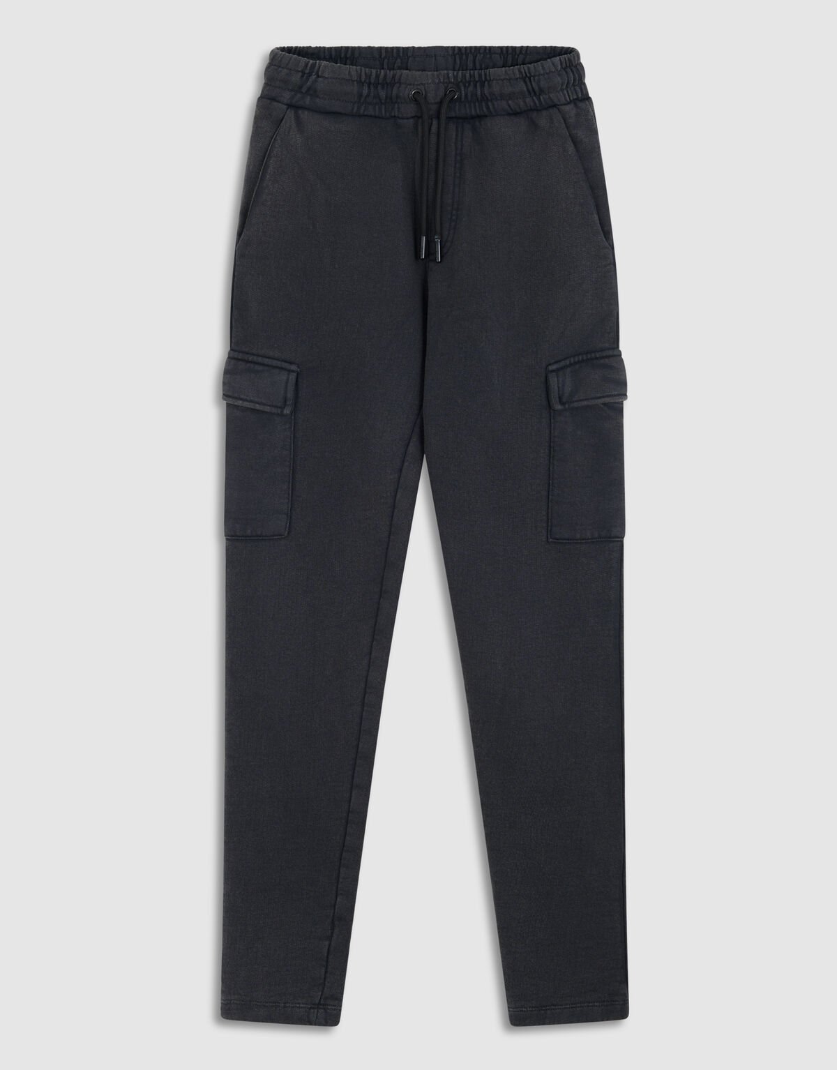 Washed Cargo Broek Donkergrijs SHOEBY BOYS