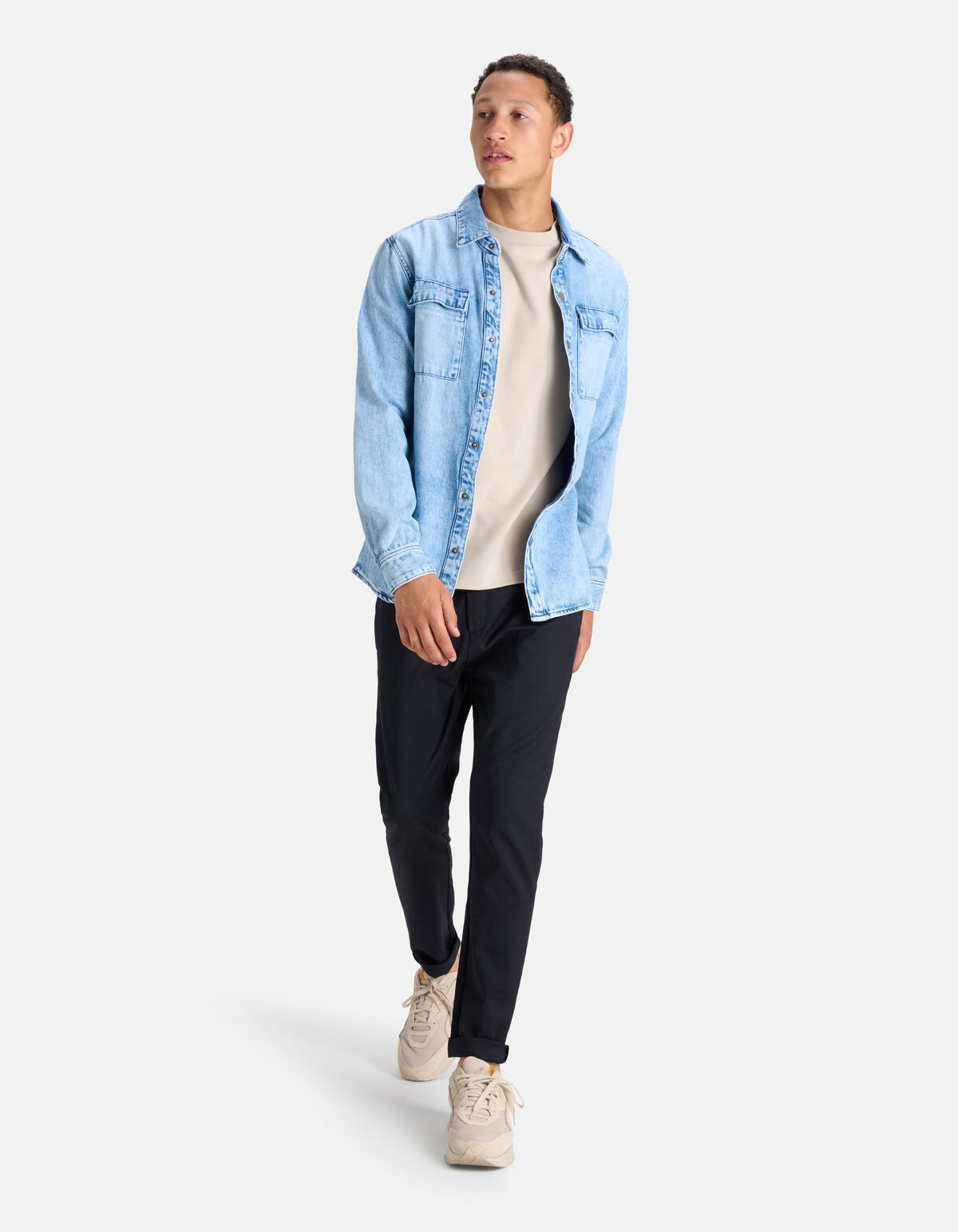Denim Overhemd Blauw SHOEBY MEN