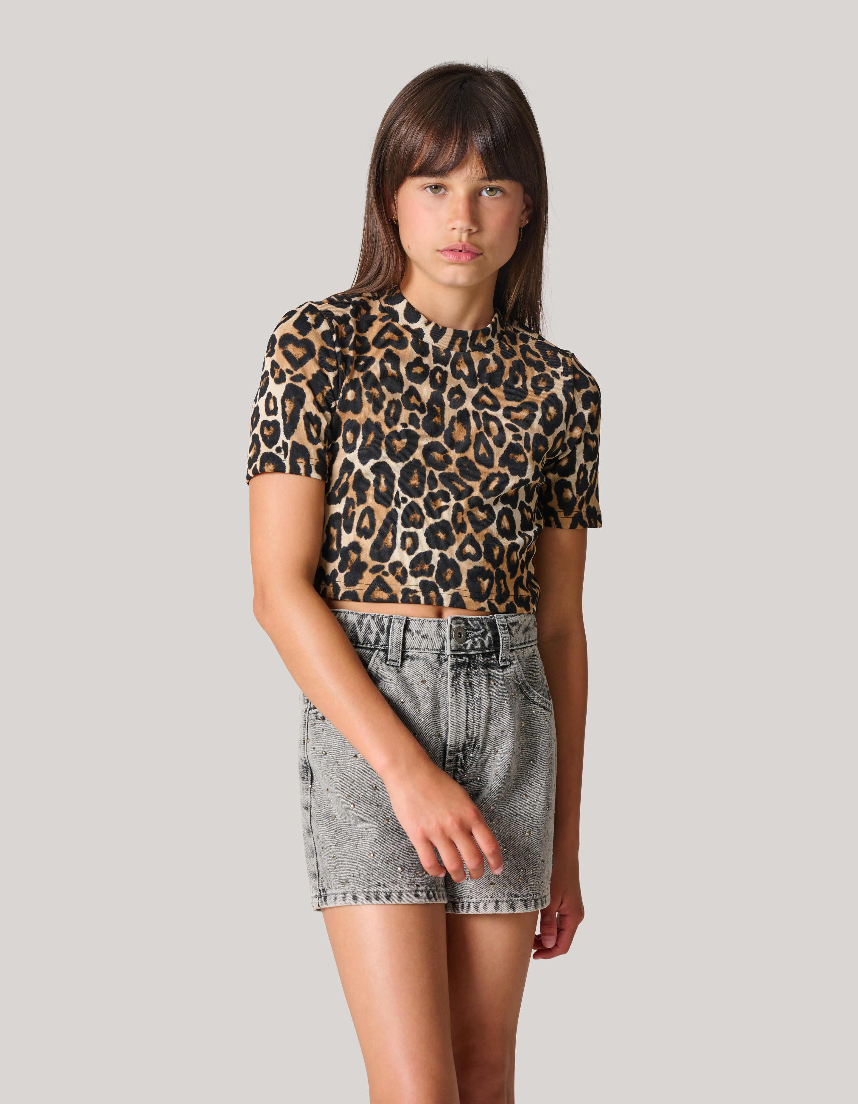 Leopard Crop Top SHOEBY GIRLS