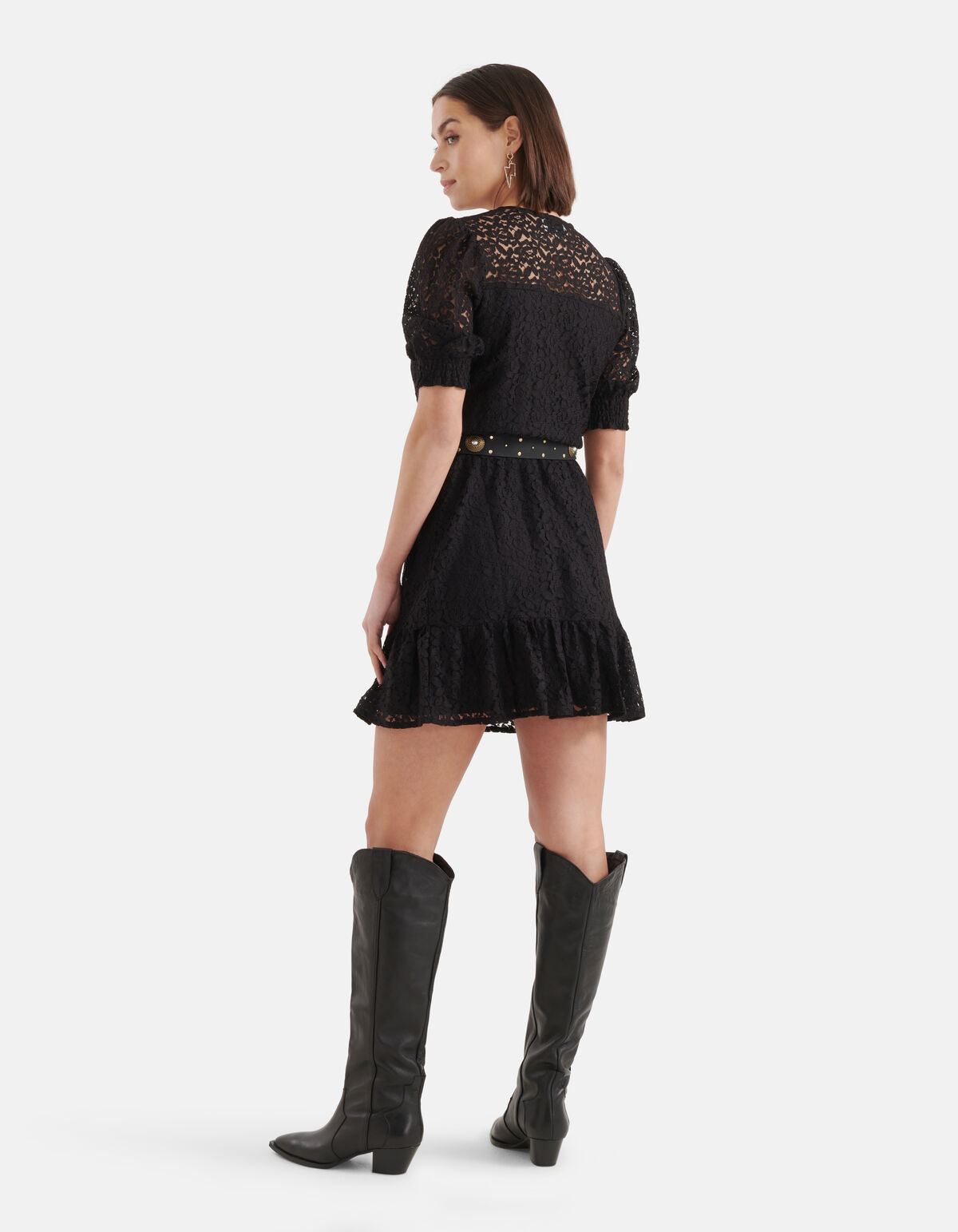 Kanten Jurk Zwart SHOEBY WOMEN