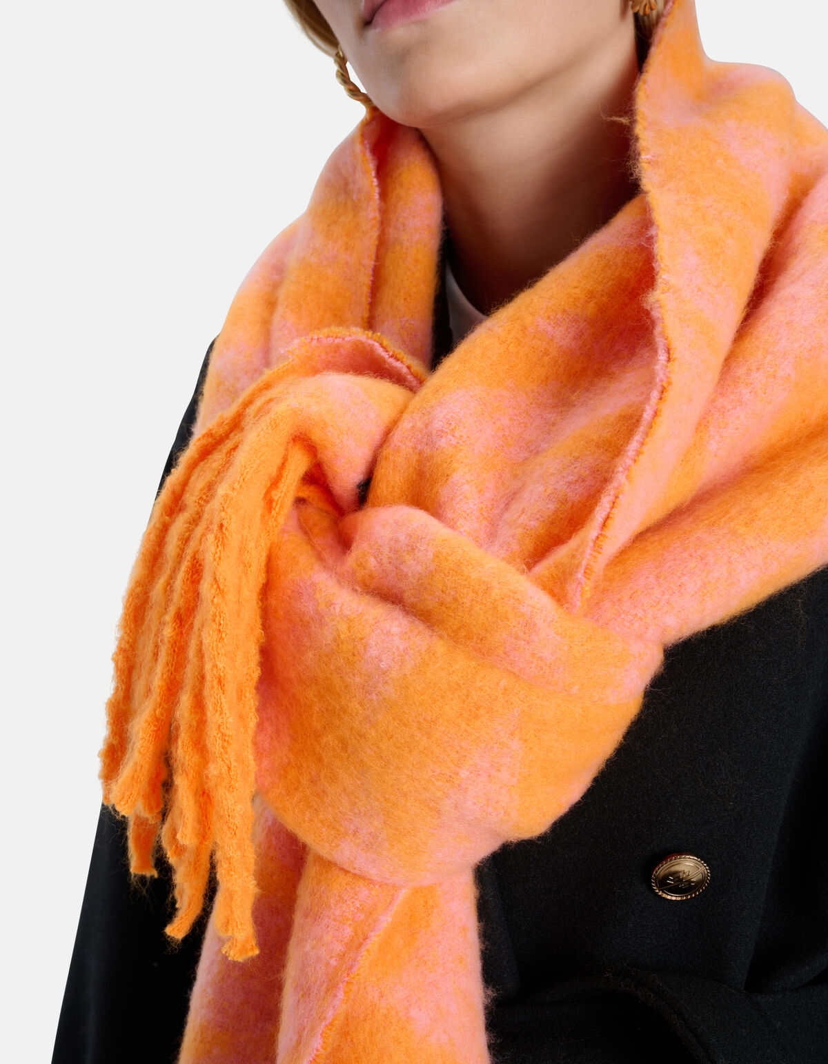 Two Tone Sjaal Oranje SHOEBY ACCESSOIRES