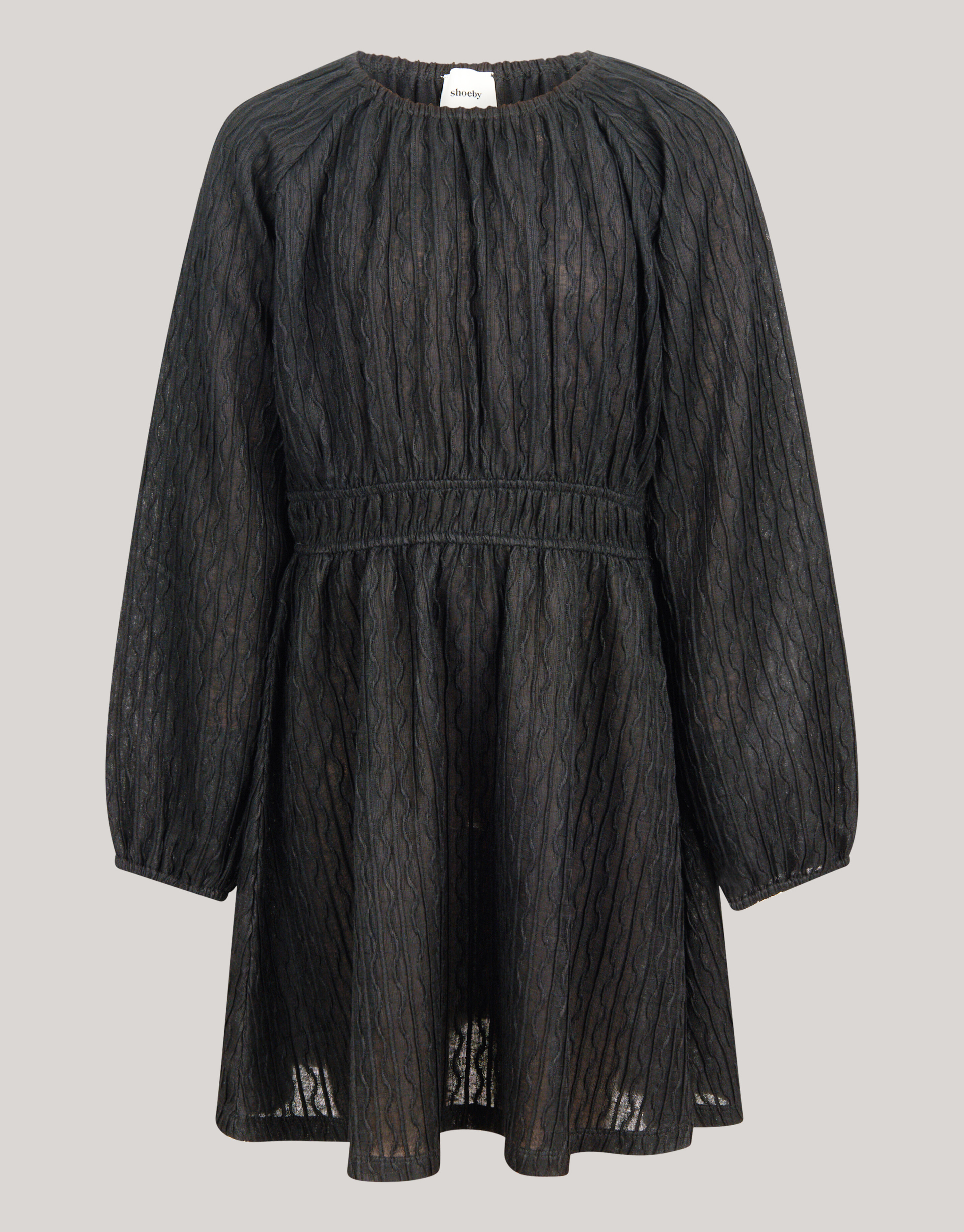 Structuur Jurk Zwart SHOEBY GIRLS