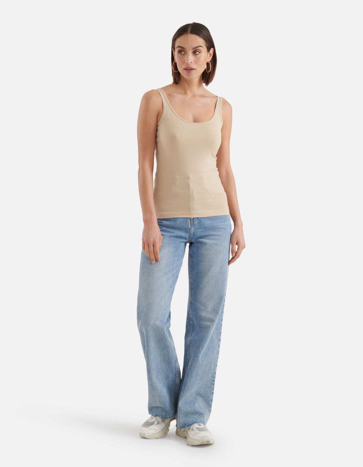 Basis Tanktop Beige SHOEBY WOMEN