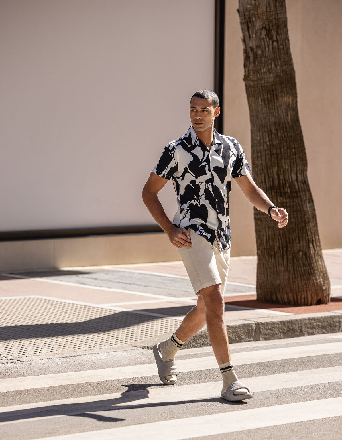 Artwork Overhemd Zwart/Wit SHOEBY MEN