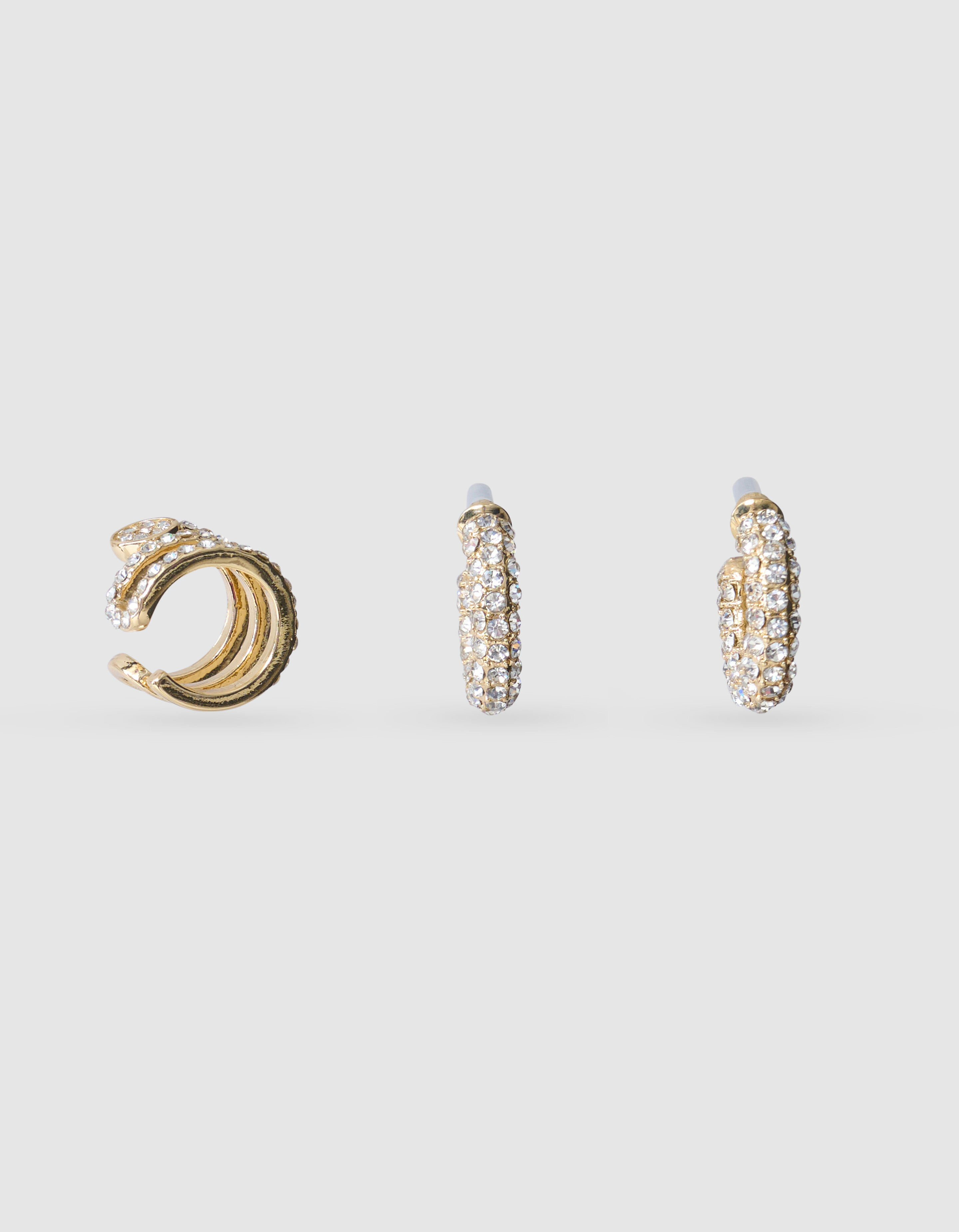 Strass Earcuff Set Goud SHOEBY ACCESSOIRES