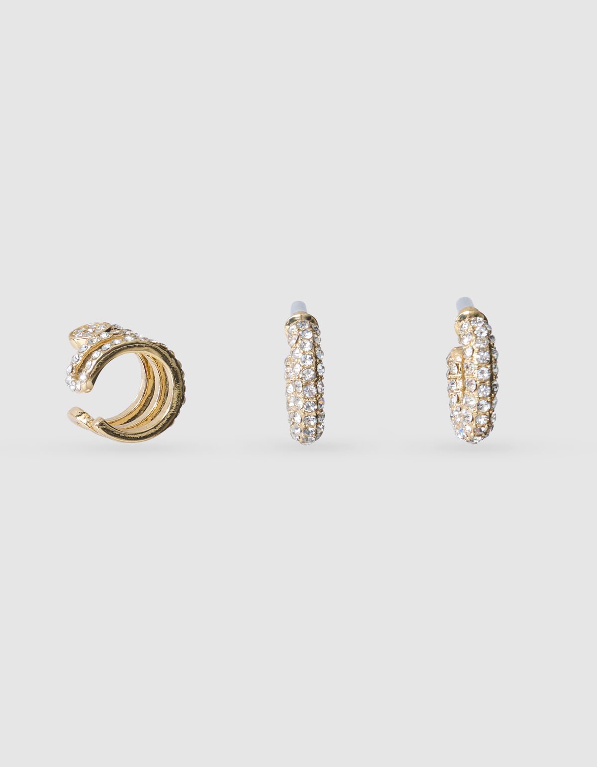 Strass Earcuff Set Goud SHOEBY ACCESSOIRES