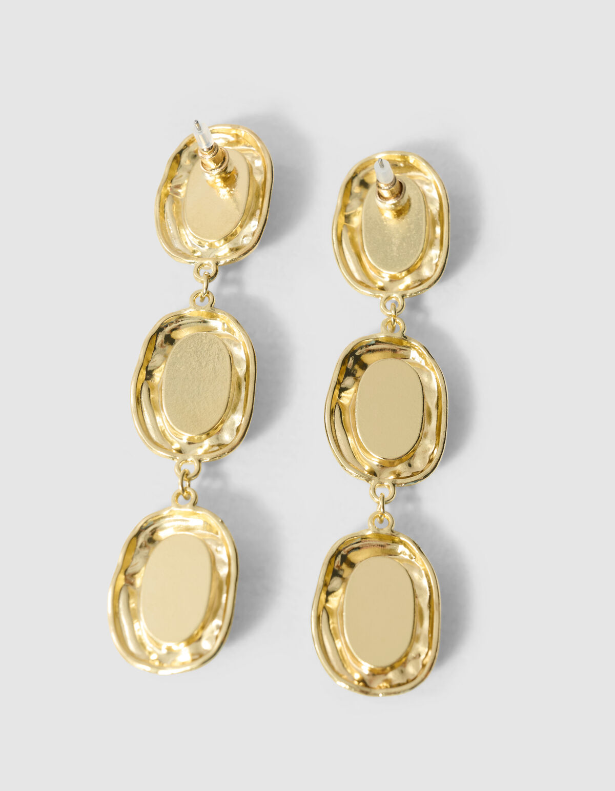Triple Stone Oorbellen Goud SHOEBY ACCESSOIRES