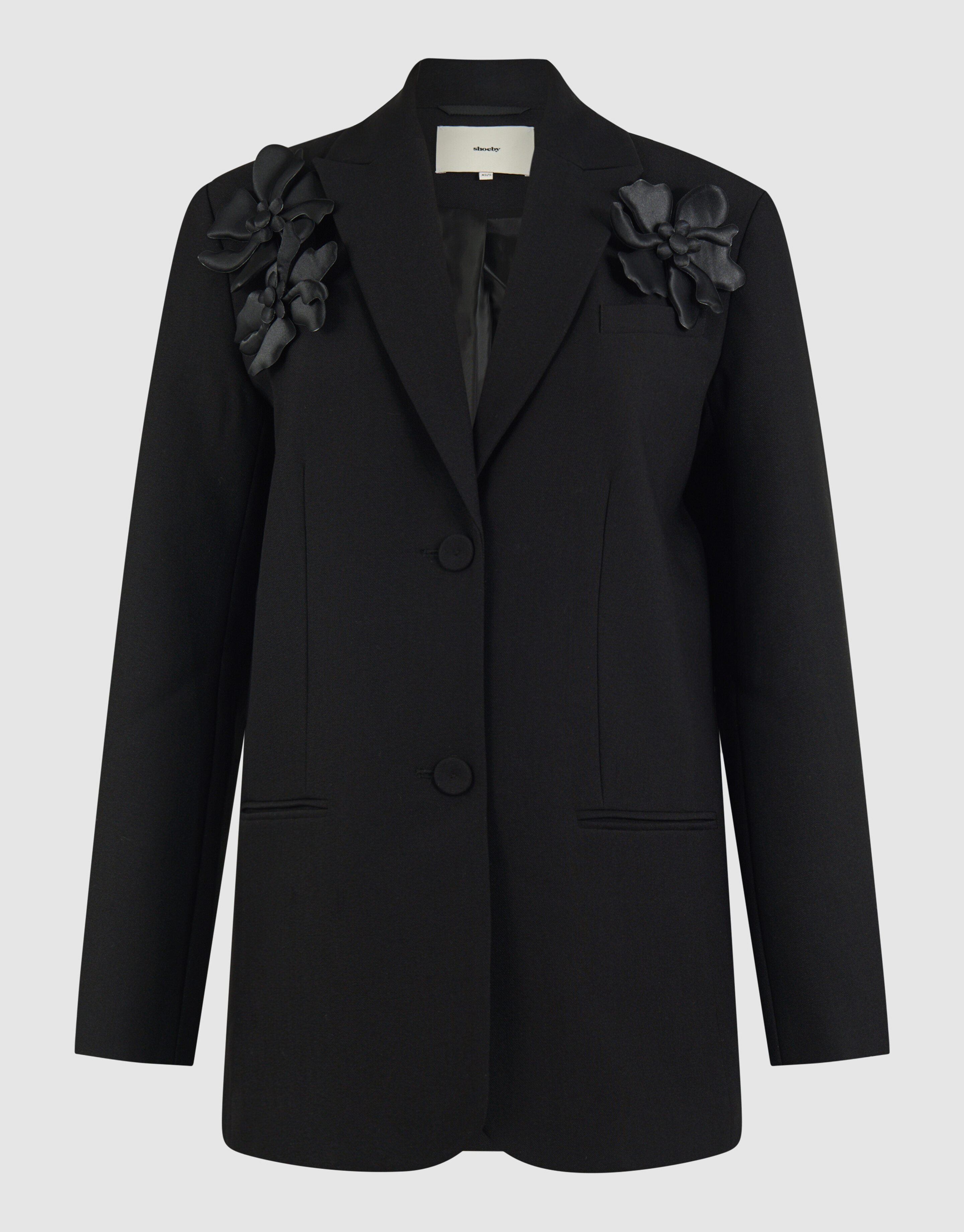 Flower Blazer Zwart By Mieke SHOEBY WOMEN